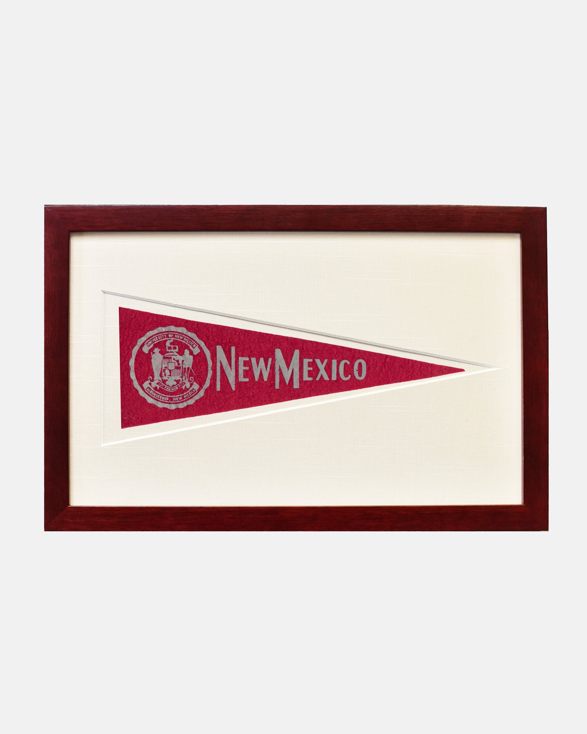 University of New Mexico Framed Vintage Pennant