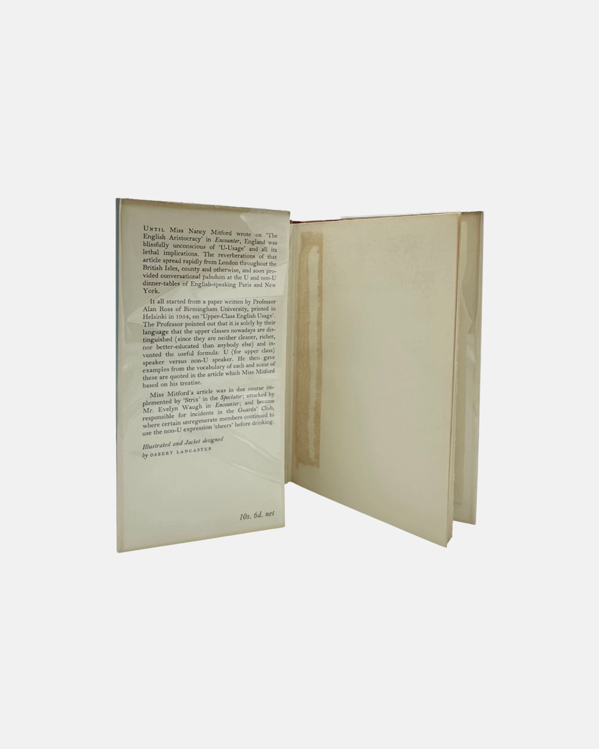Noblesse Oblige: Characteristics of English Aristocracy 1956 by Alan S.C. Ross