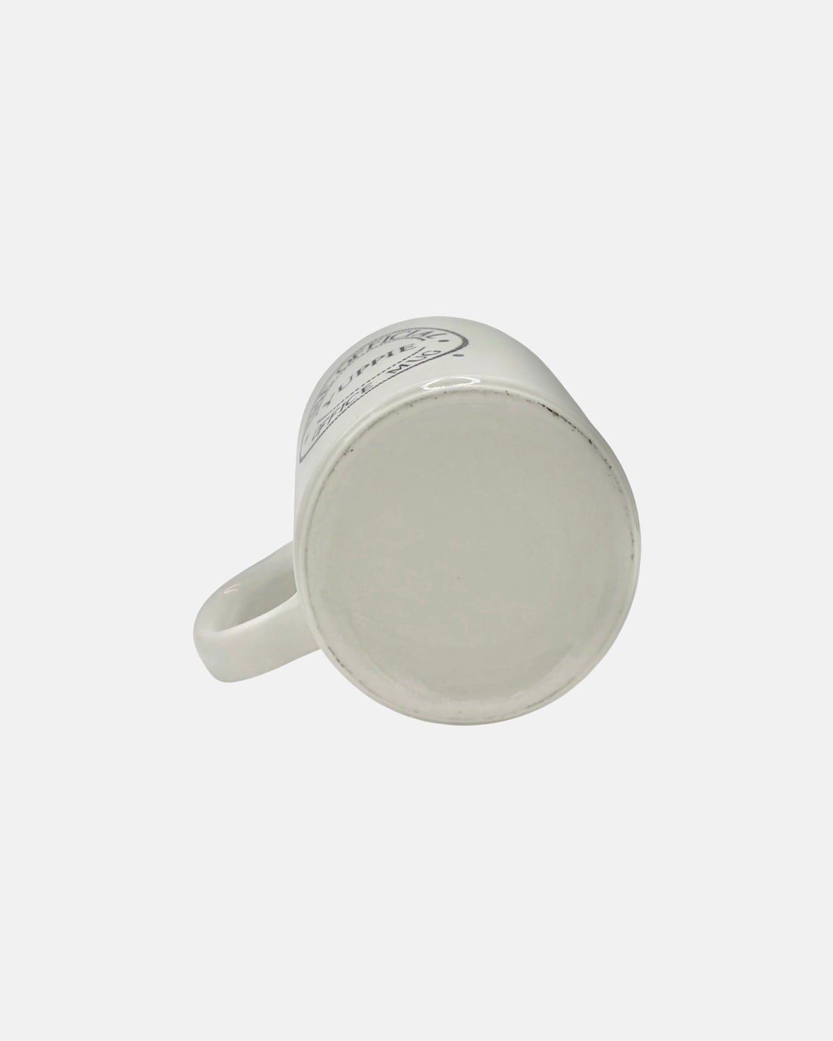 Vintage 1980s The Official Yuppie Office Mug White Ceramic Coffee Cup