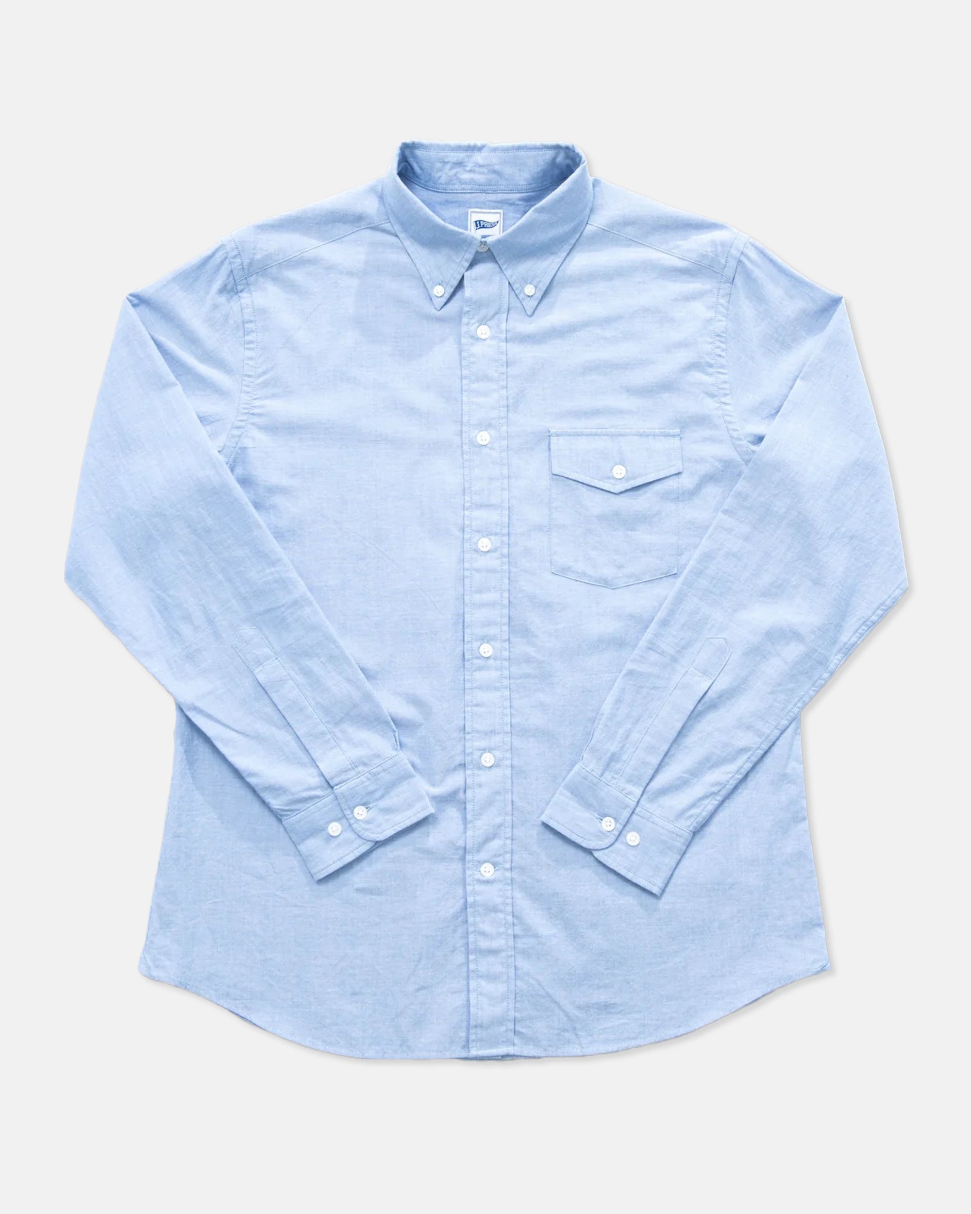 Solid Chambray Sport Shirt - Trim Fit