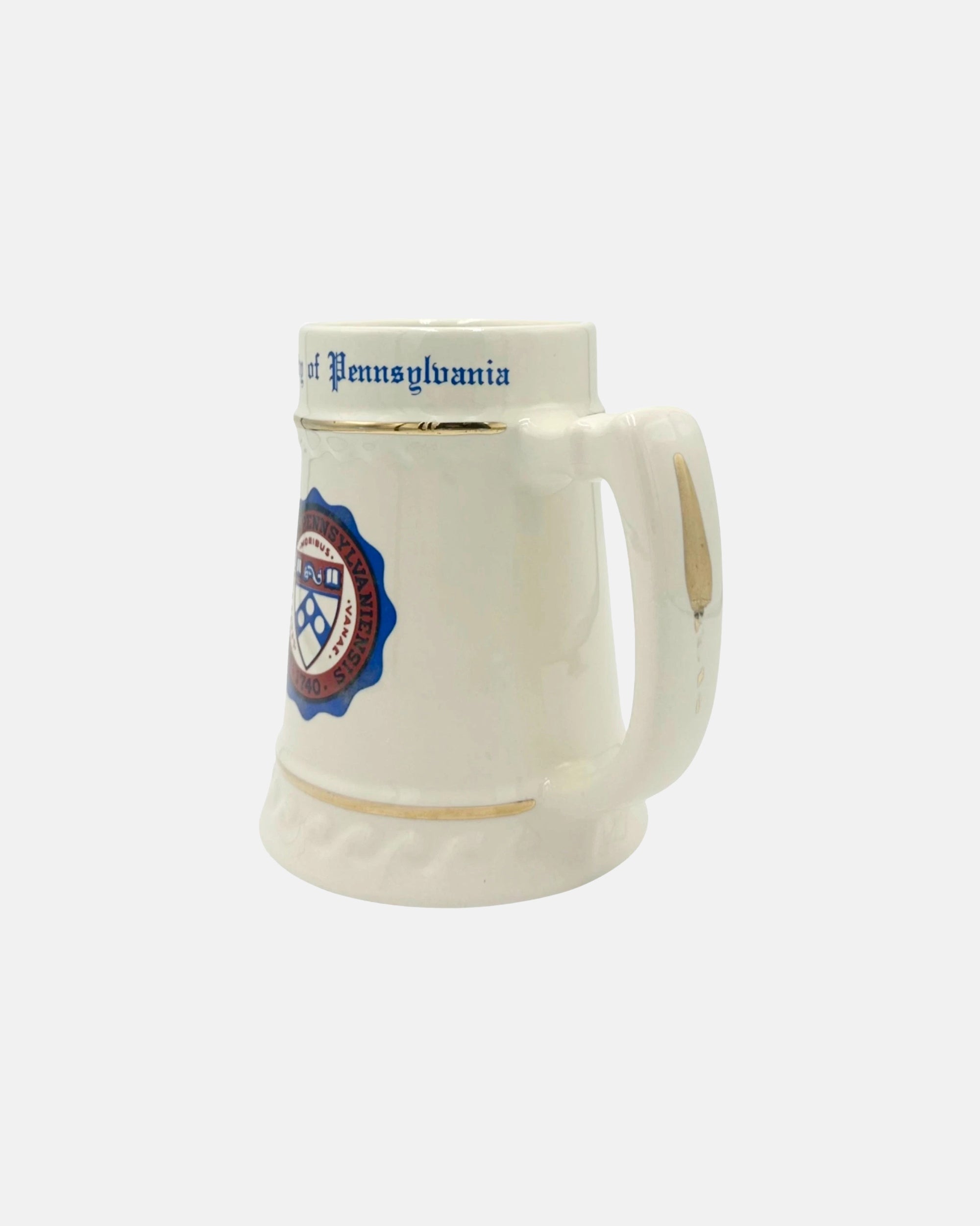 Vintage University of Pennsylvania Ceramic Stein Mug