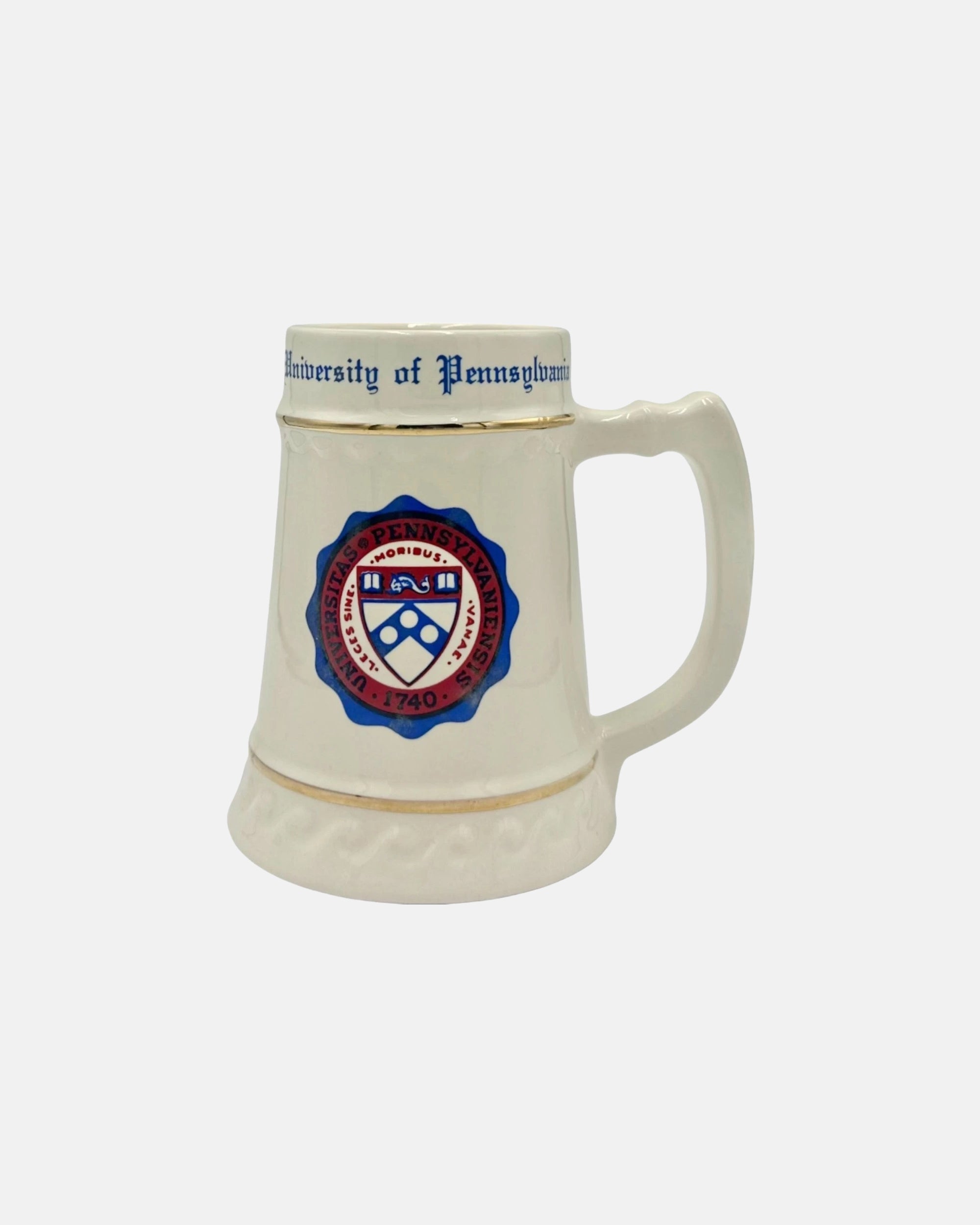 Vintage University of Pennsylvania Ceramic Stein Mug