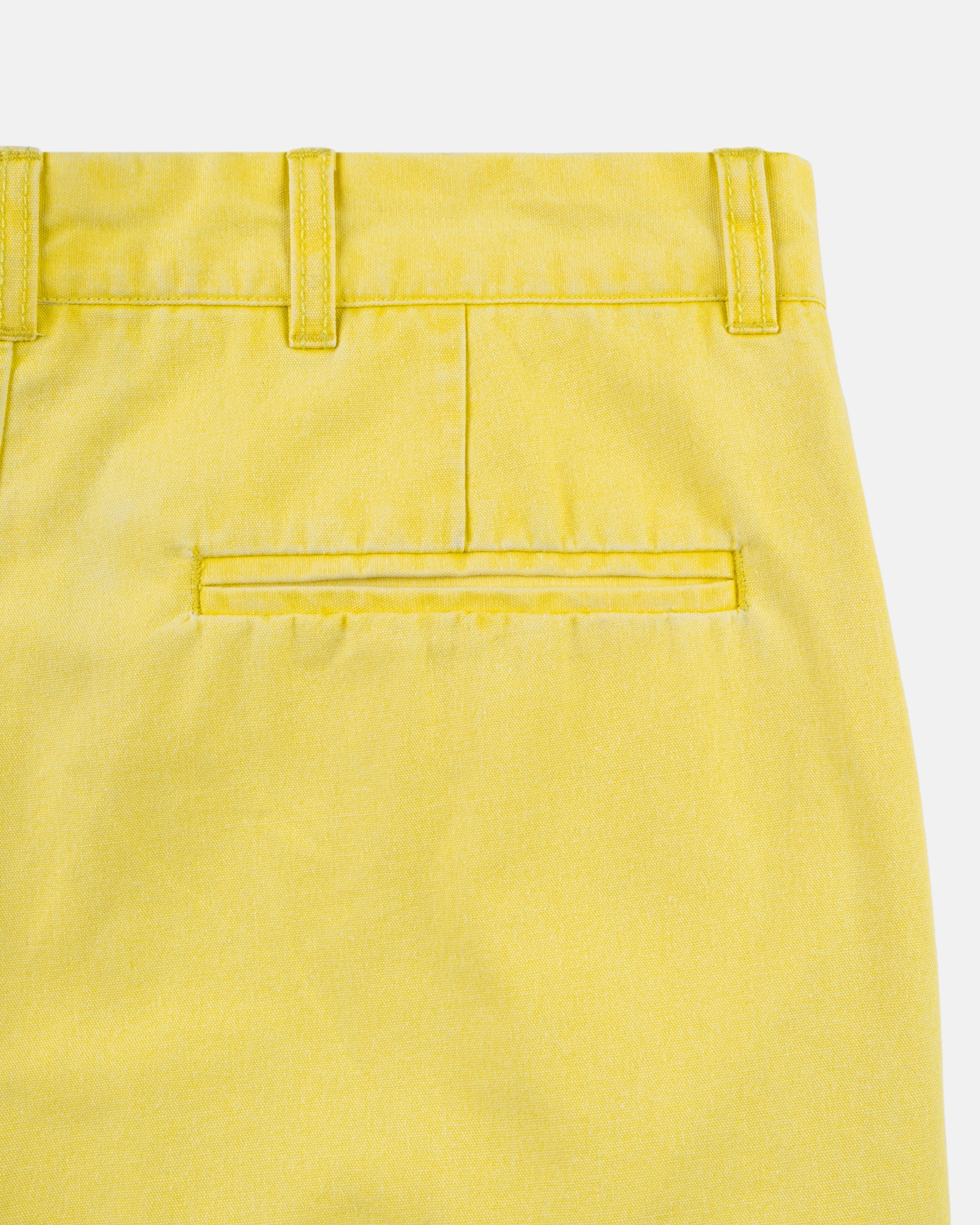 Yellow Washed Canvas Cape Cod Pant
