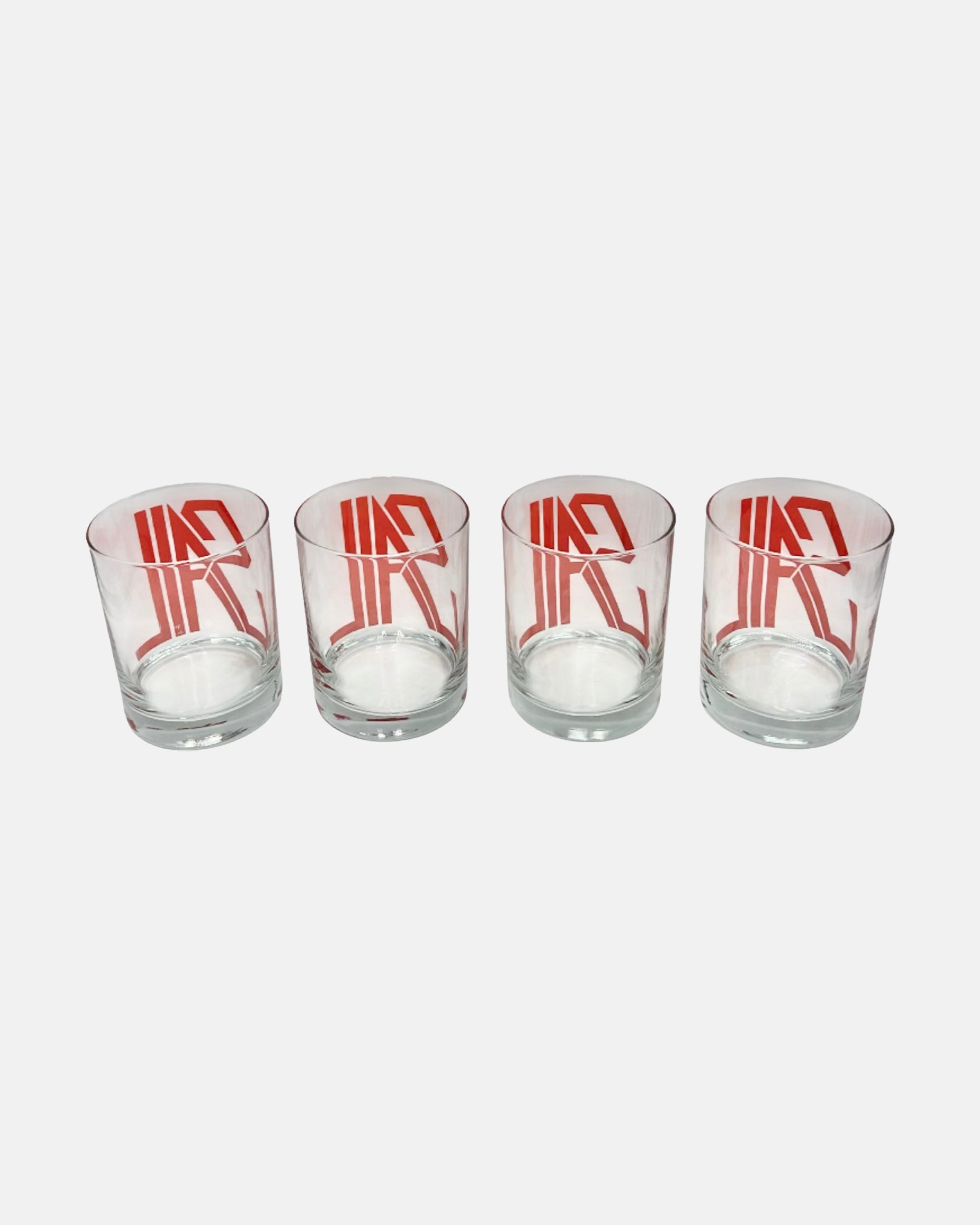 Vintage Set of 4 Sail Nautical Cocktail Rocks Glasses