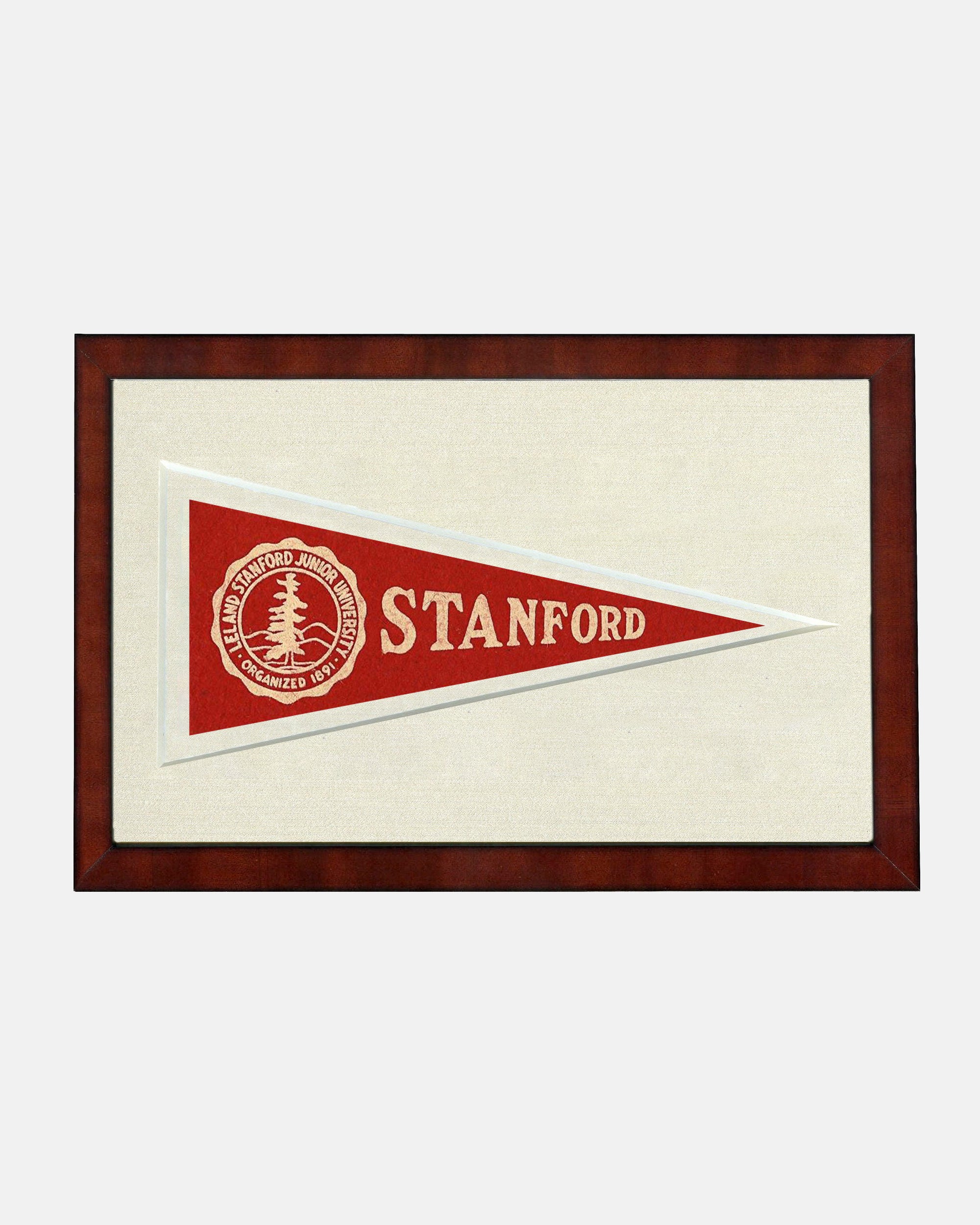 Stanford Framed Vintage Pennant