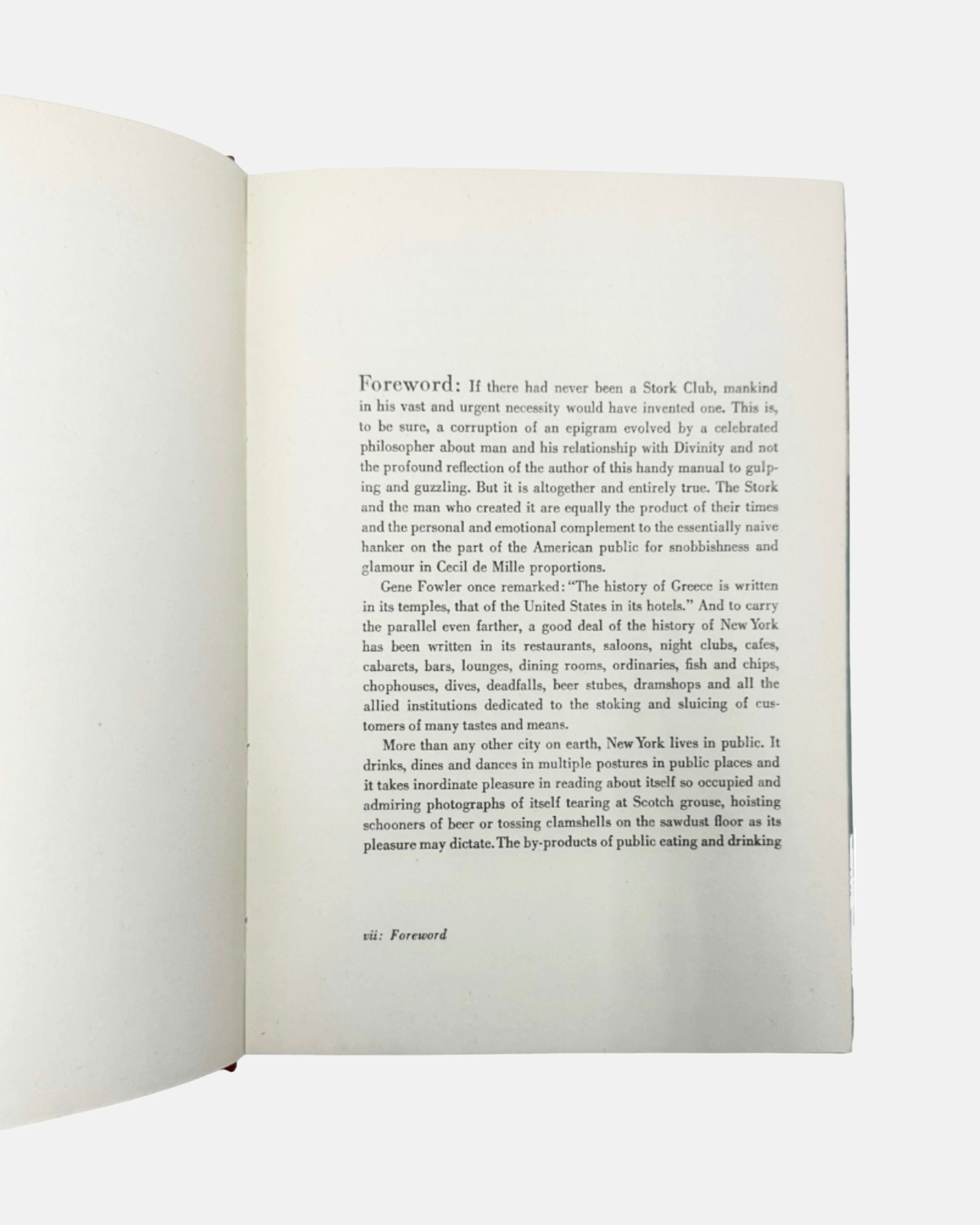 The Stork Club Bar Book Lucius Beebe 1946 First Edition