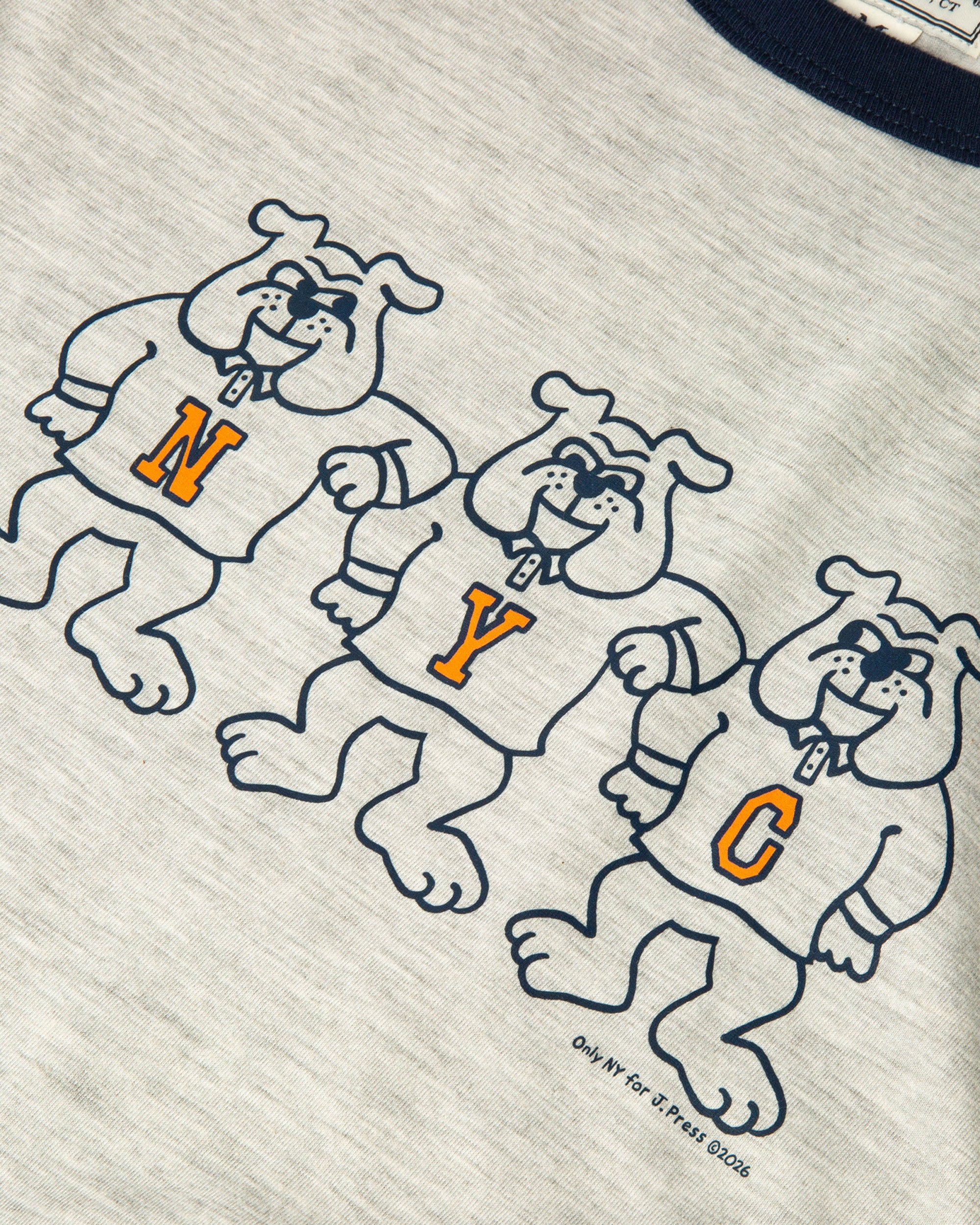 J. Press x Only NY Bulldog Ringer T-Shirt