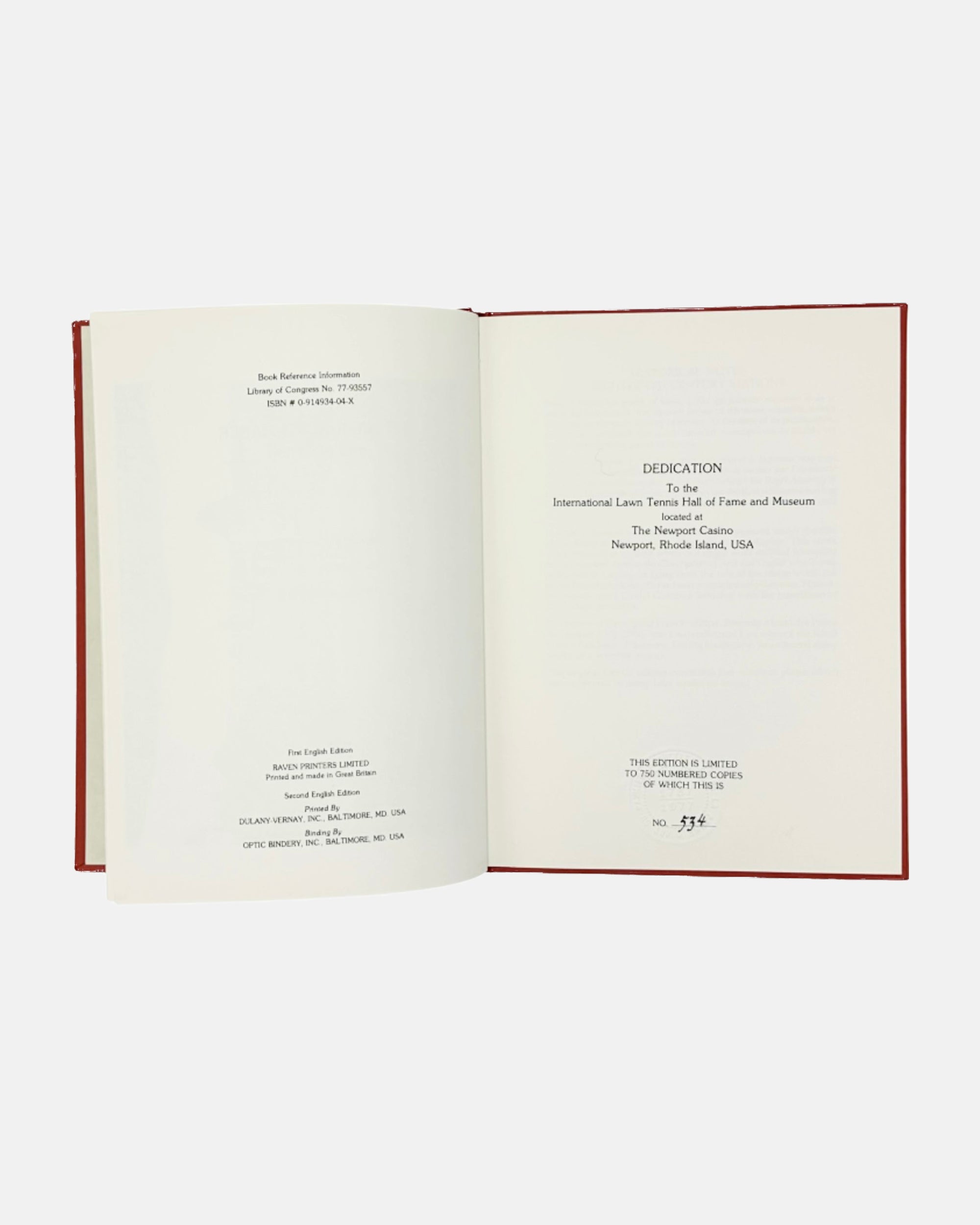 The Art of the Tennis Racket Maker by M. de Garsault–1977 Limited Edition