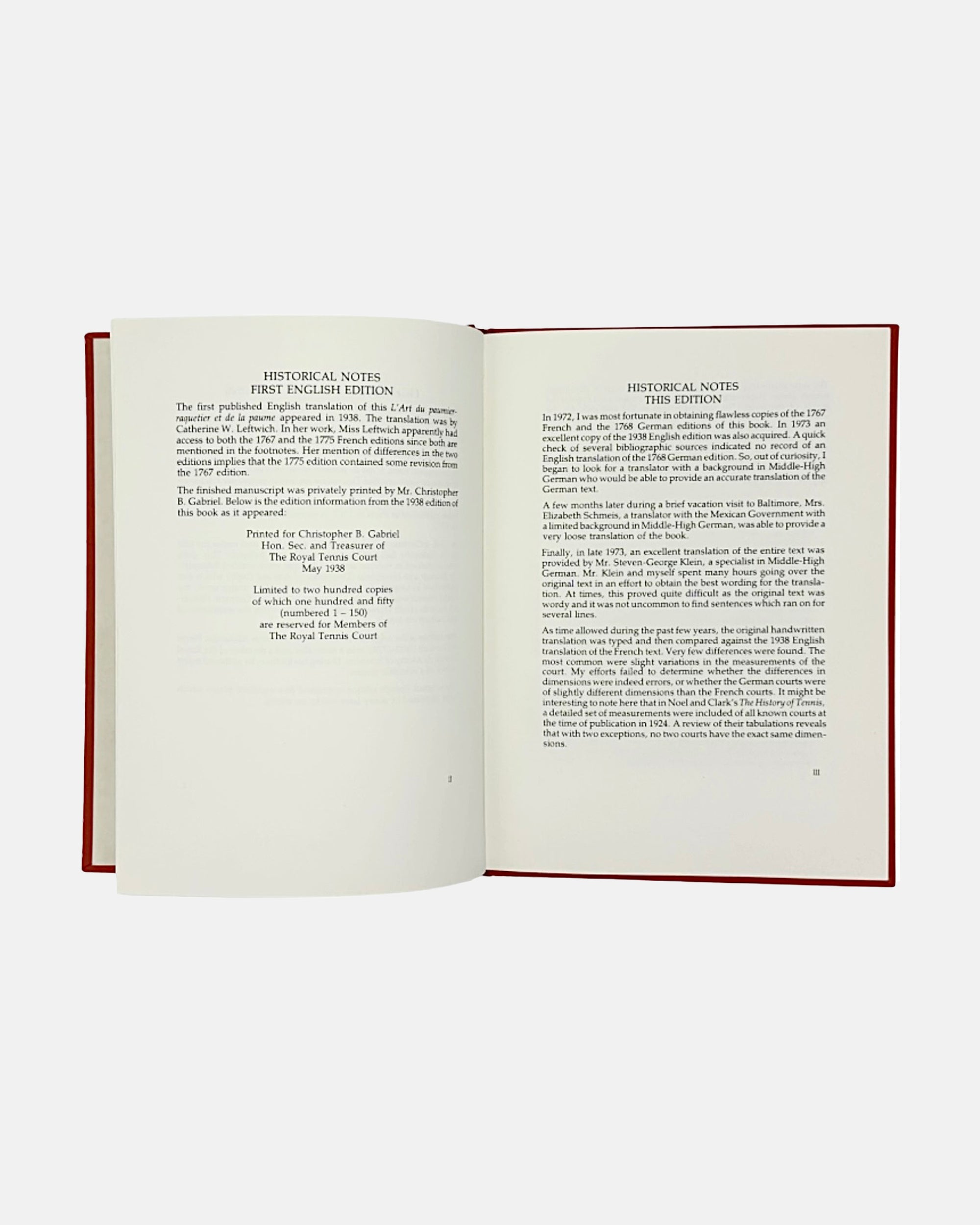 The Art of the Tennis Racket Maker by M. de Garsault–1977 Limited Edition