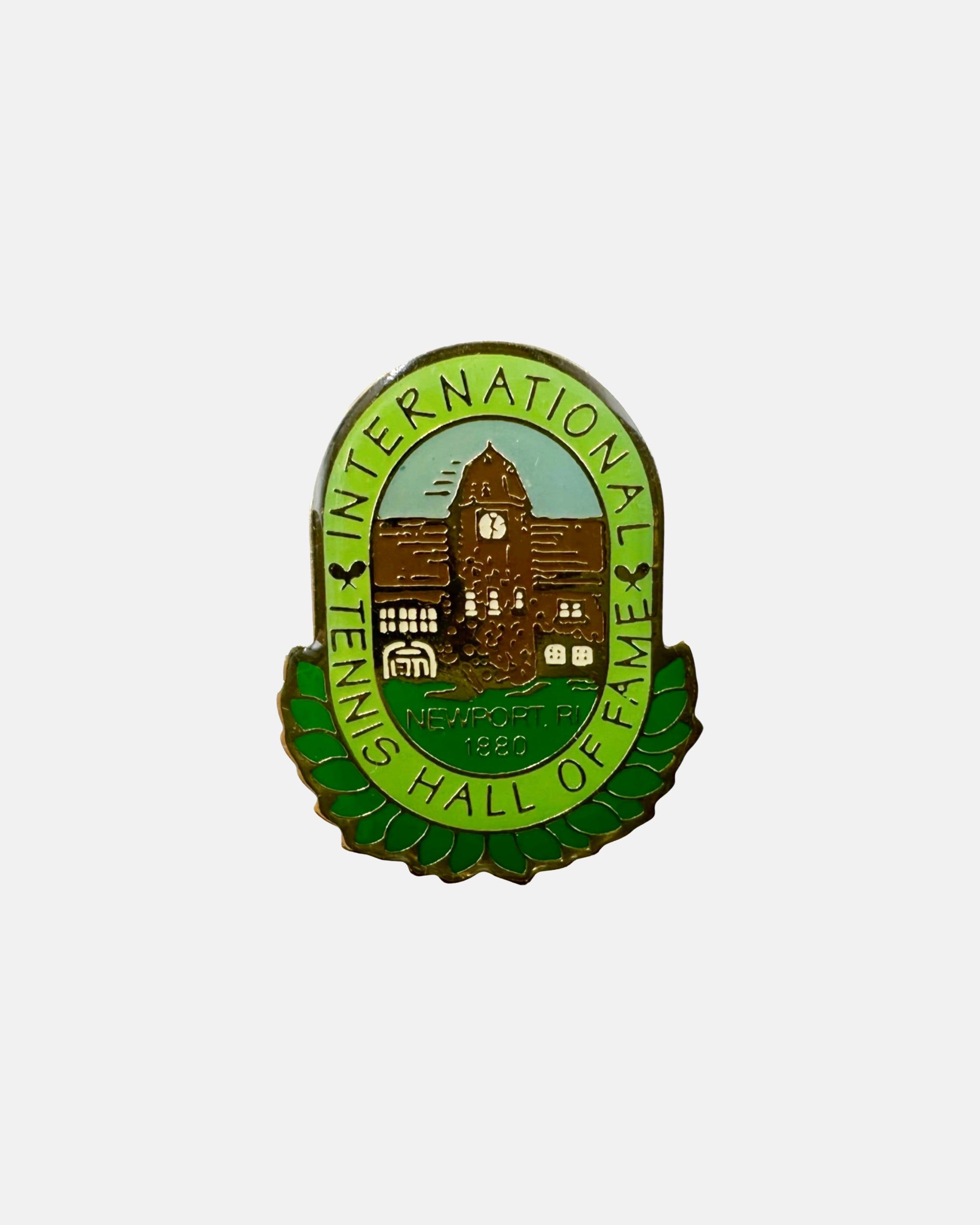 Vintage International Tennis Hall of Fame Newport Rhode Island Lapel Pin