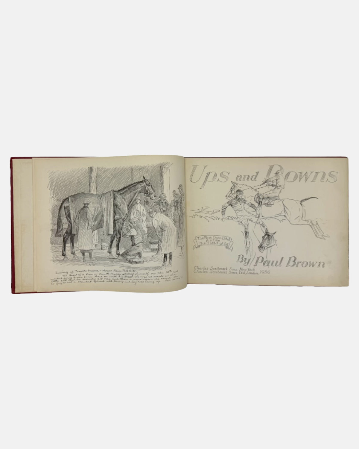 Signed Ups and Downs by Paul Brown 1936 First Edition Book