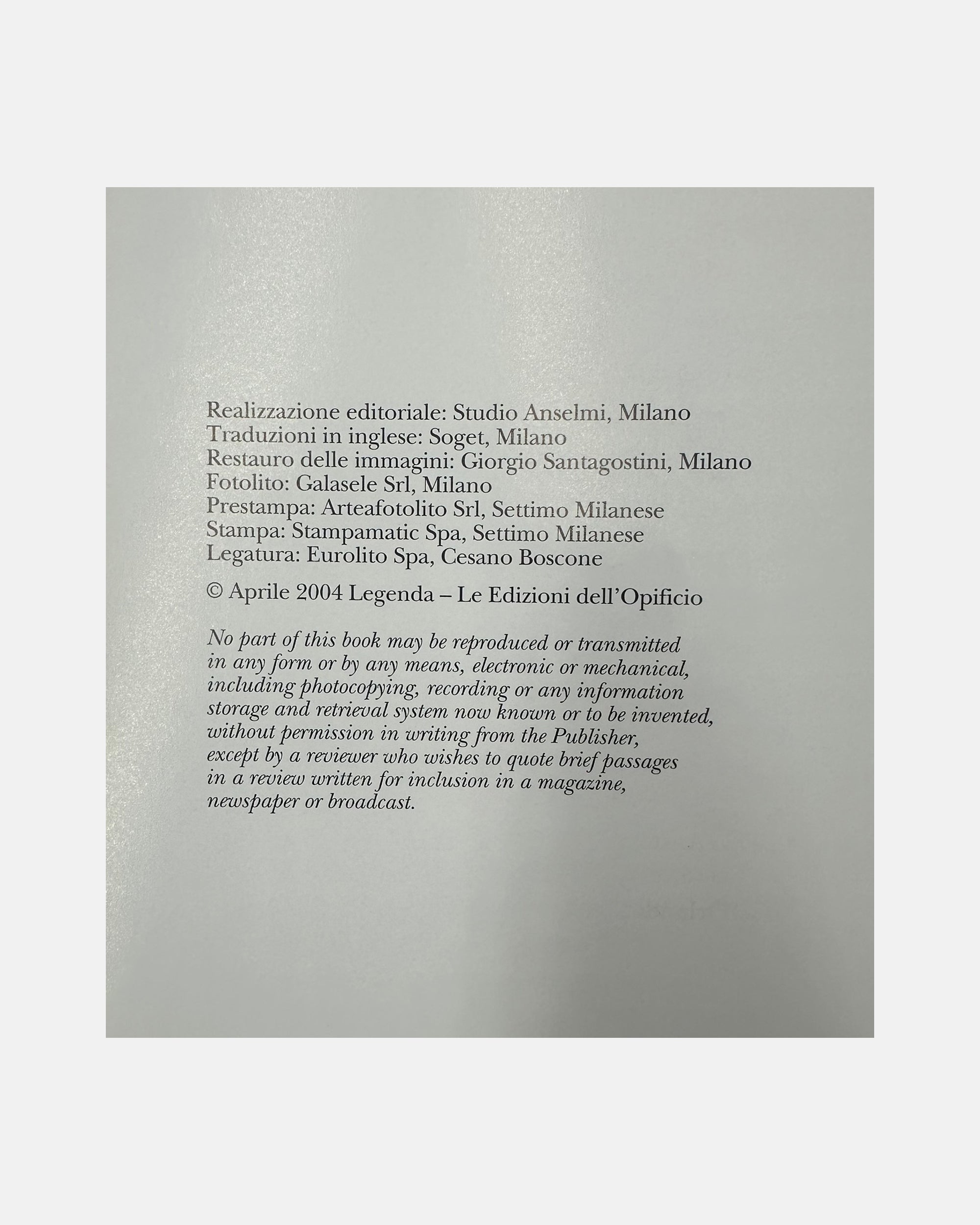 Villa d’Este: The Italian Concours — Angelo Tito Anselmi, 2004 Limited Edition