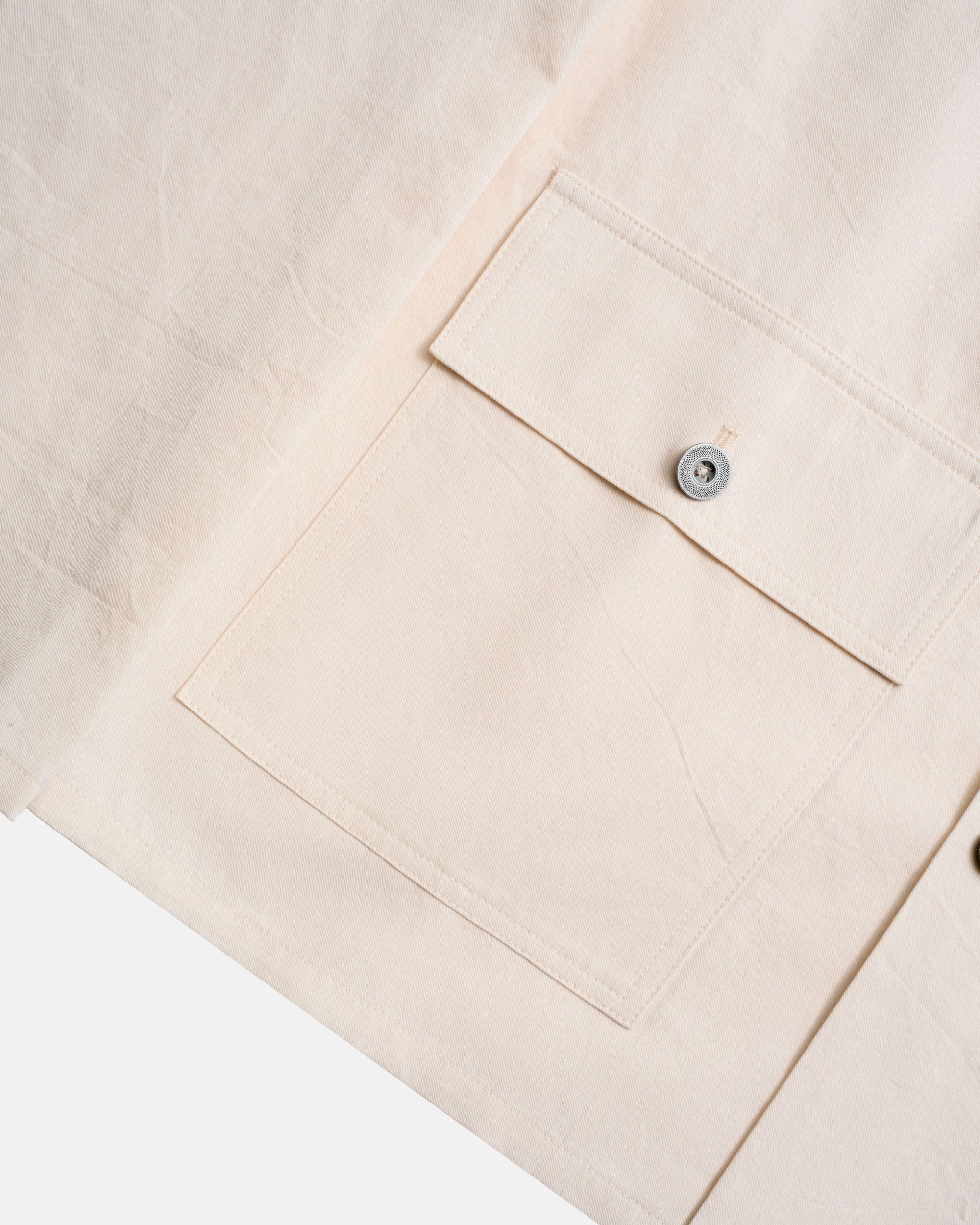 Vito's Stone Cotton/Linen Short Jacket