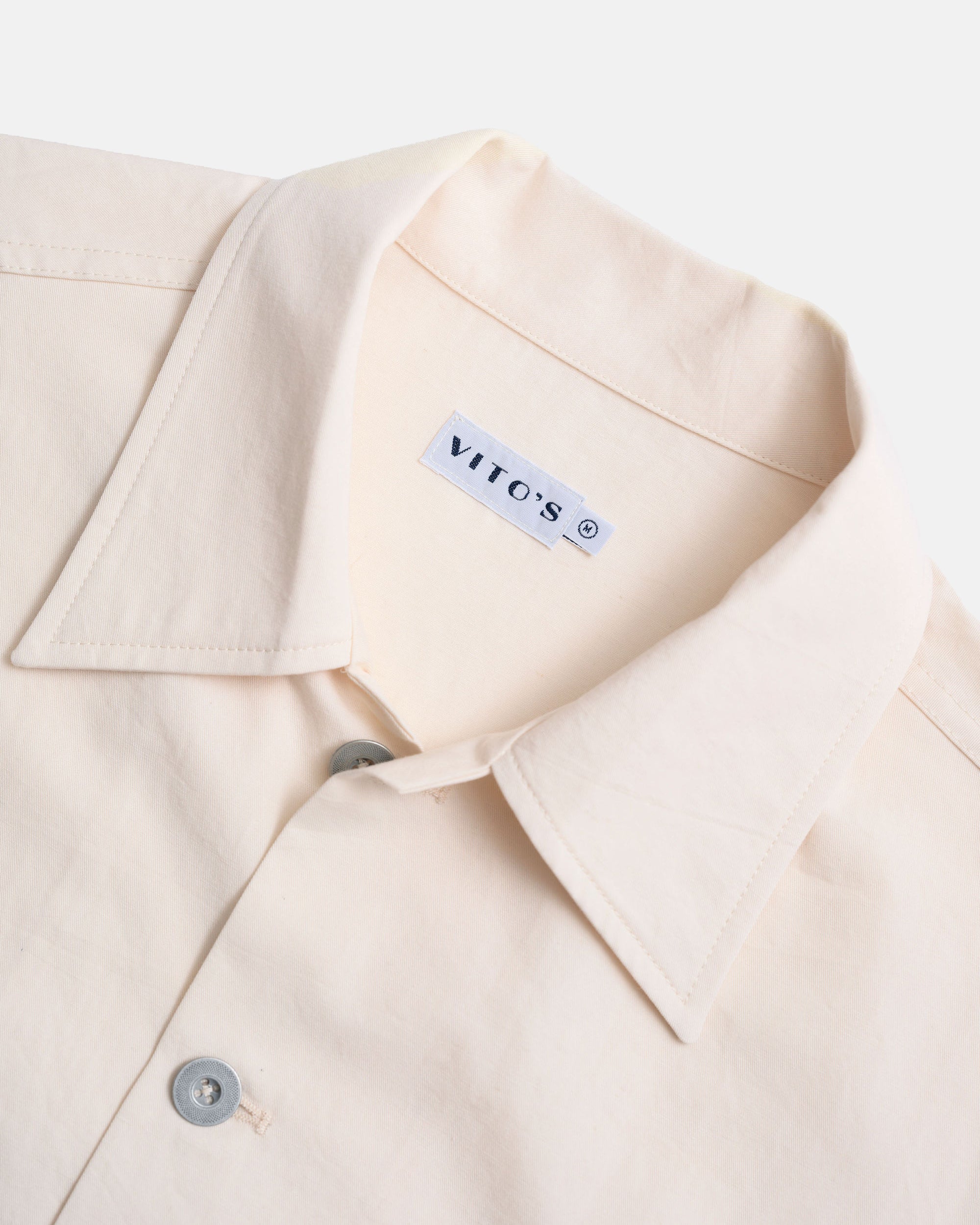 Vito's Stone Cotton/Linen Short Jacket