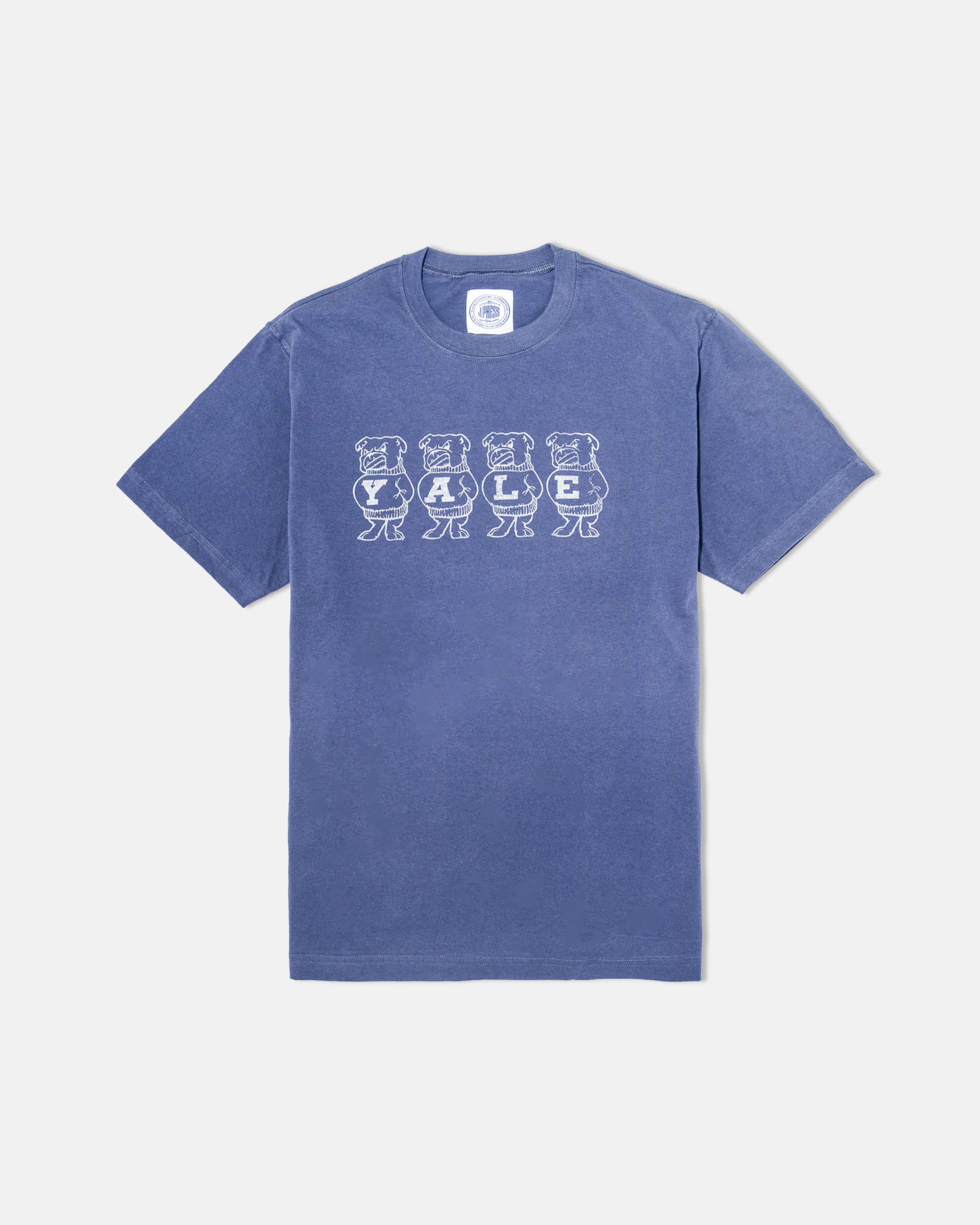 Yale Blue Vintage Bulldog T-Shirt