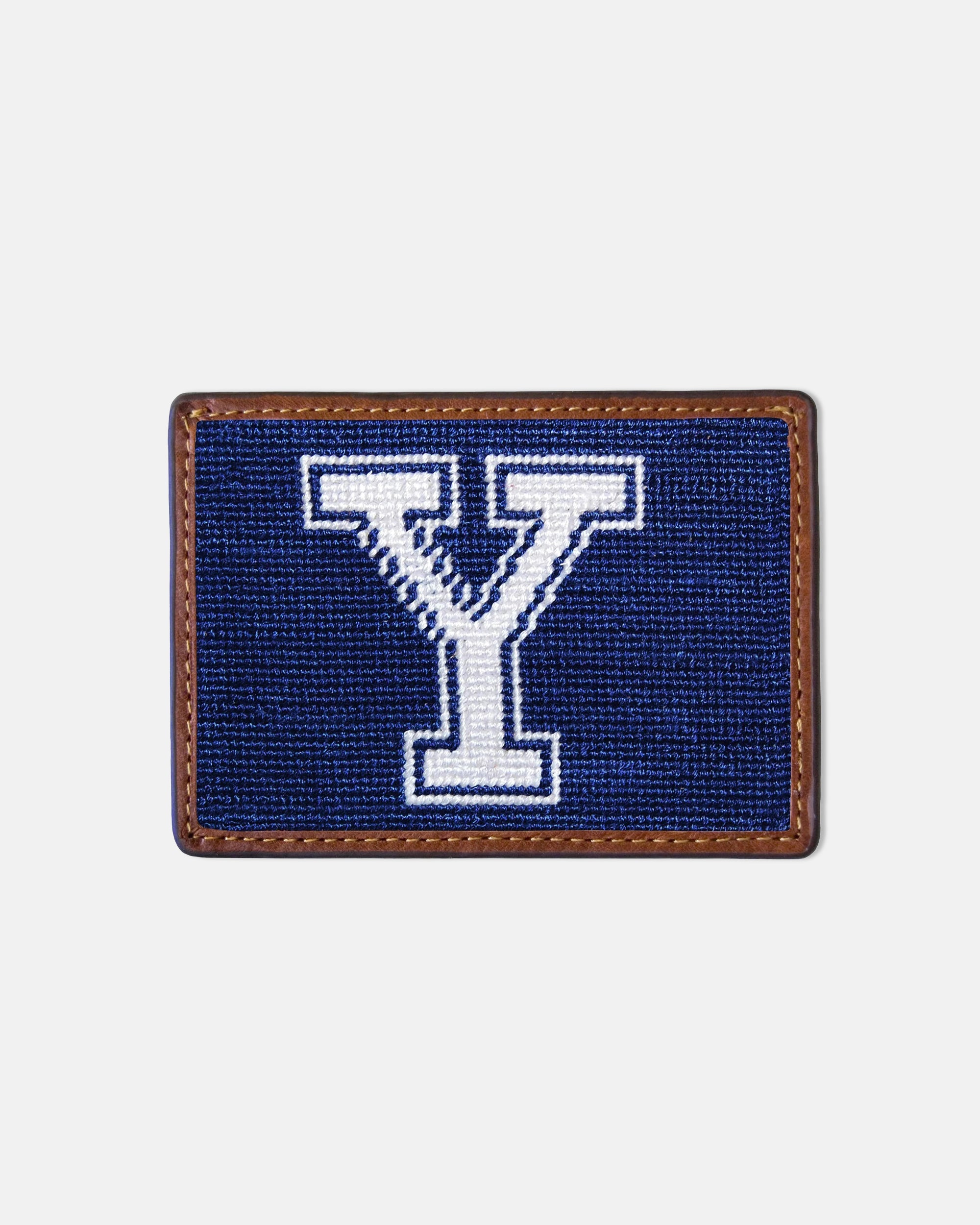 Yale University Needlepoint Card Case