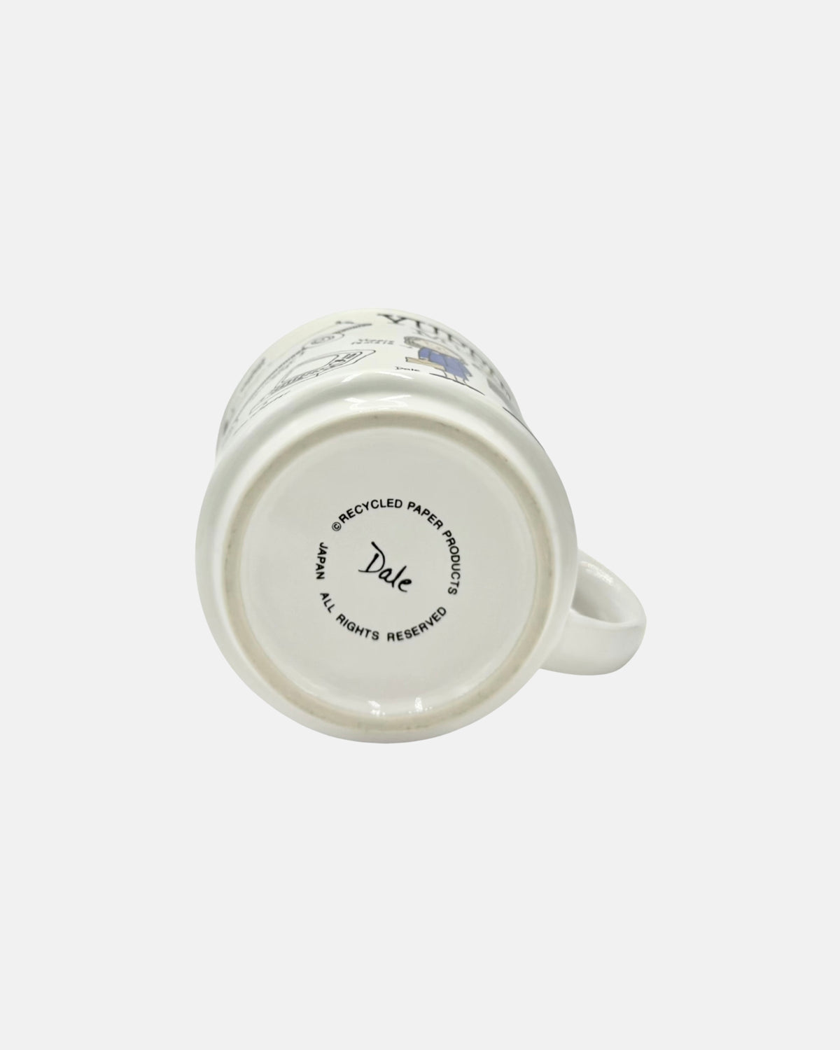 Vintage 1980s Yuppie Novelty Ceramic Coffee Cup Mug