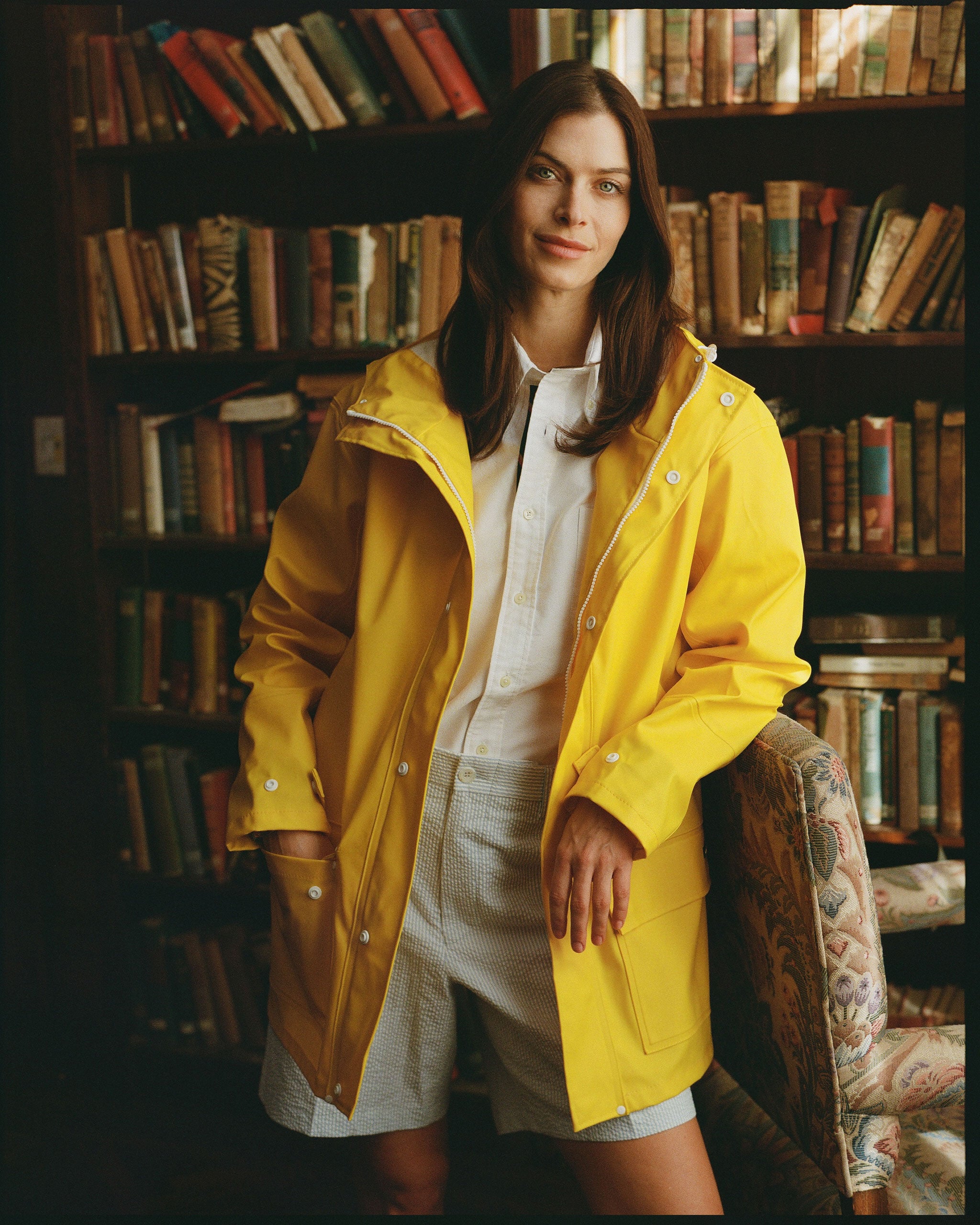 Armor Lux Yellow Original Breton Raincoat