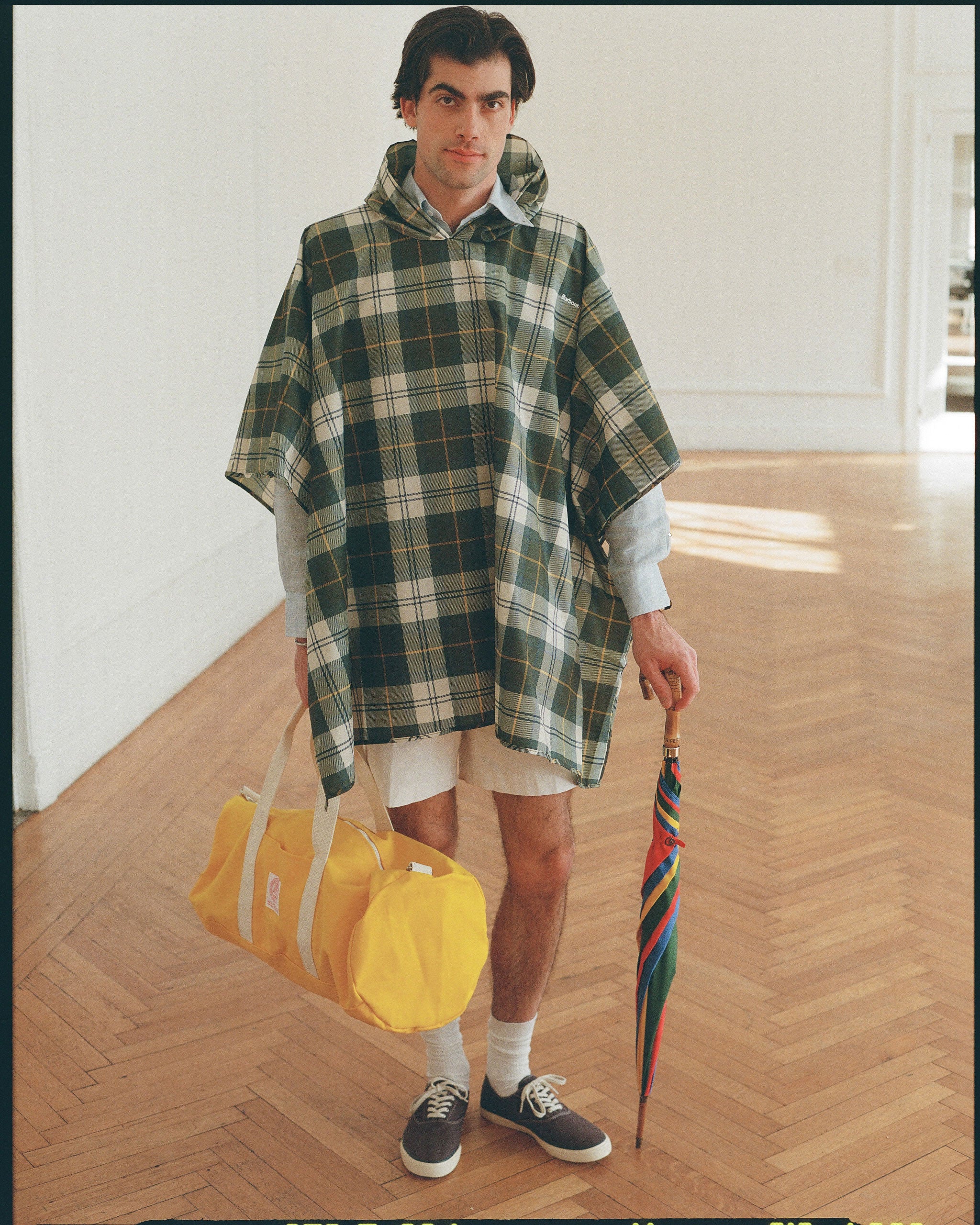 Barbour Ancient Tartan Showerproof Poncho