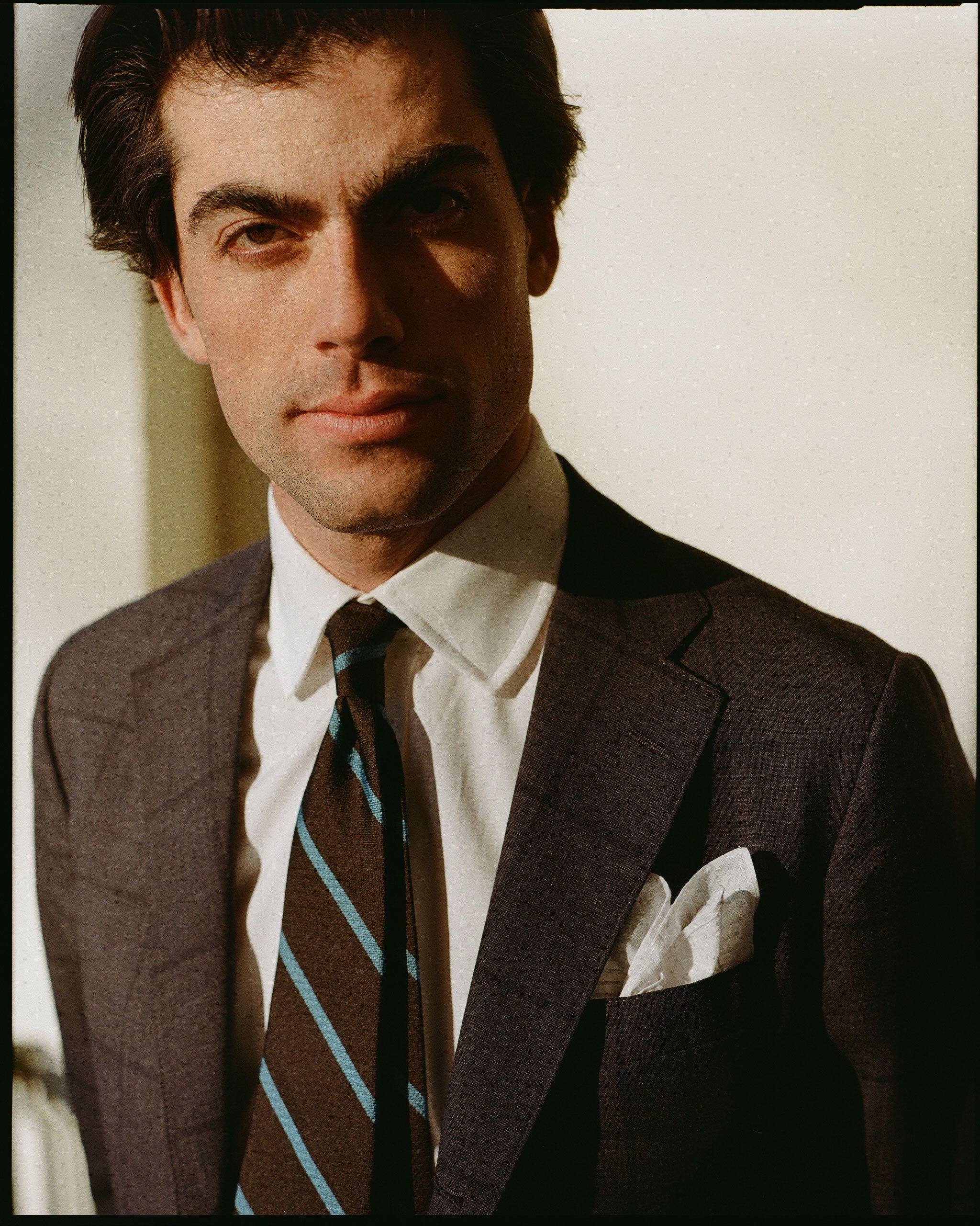 Made-in-USA Old Etonian Non-Crease Silk Tie