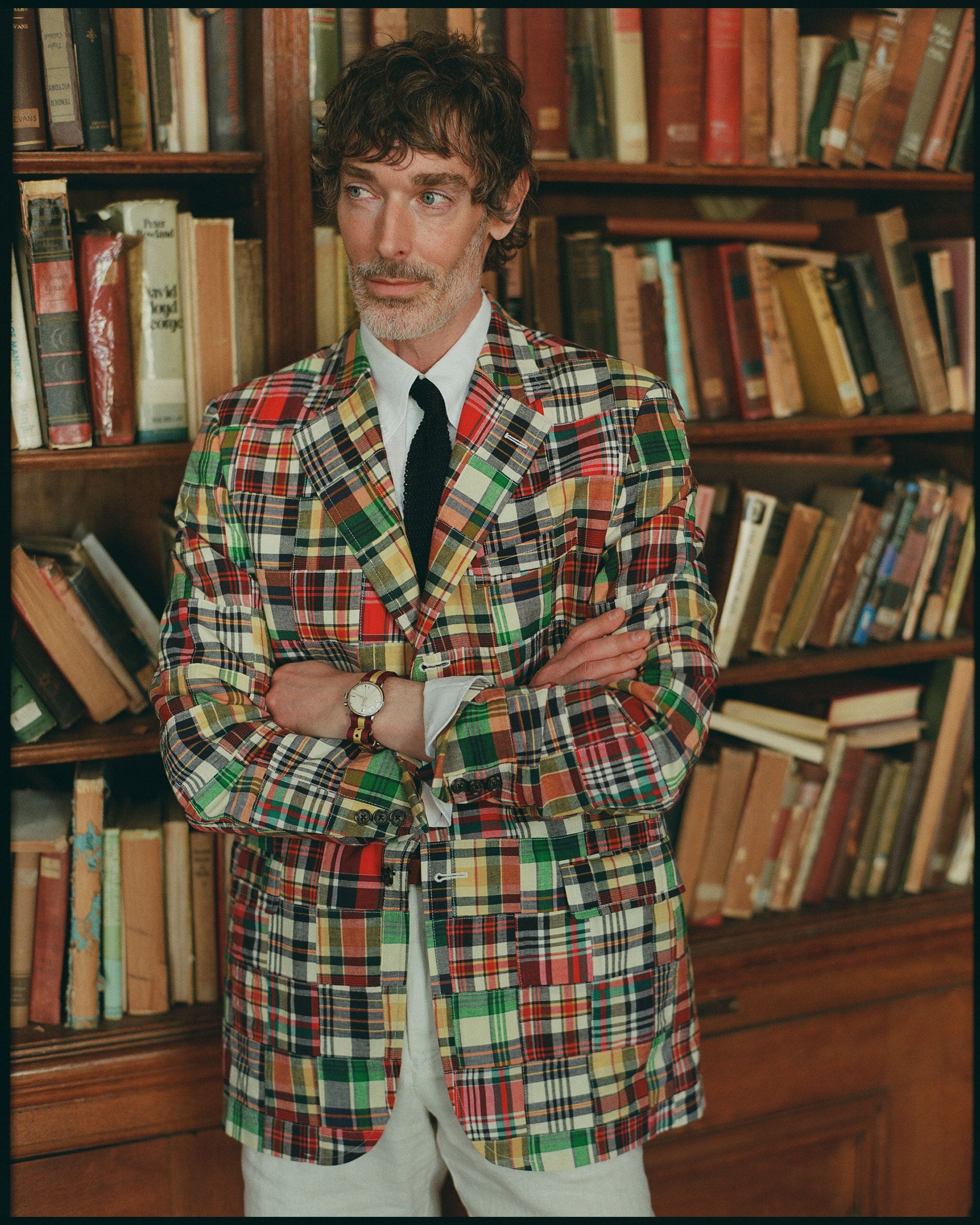 Made-in-Canada Patchwork Authentic Madras Sport Coat