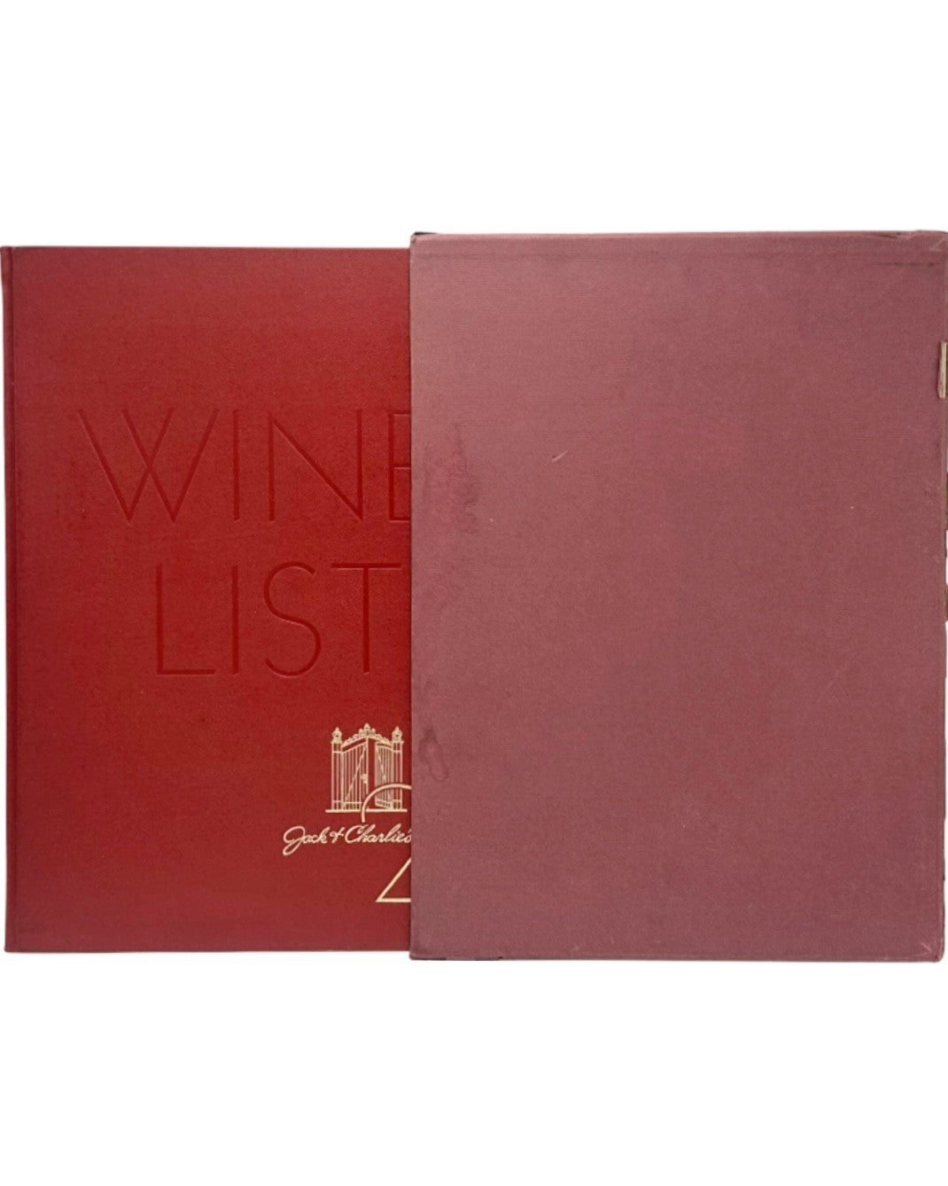 Jack & Charlie's The 21 Club NYC Restaurant Wine List 1959