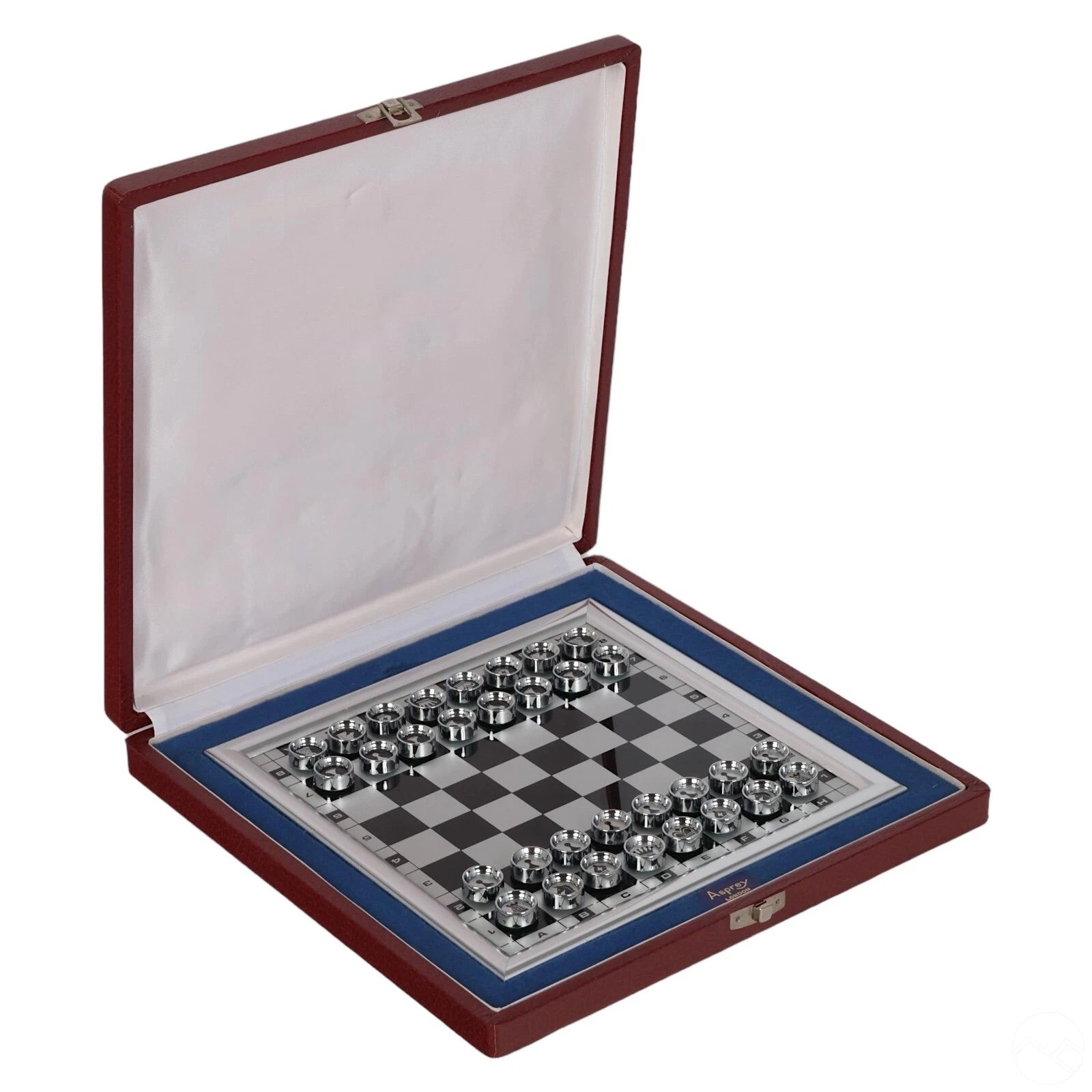 Asprey & Co London Magnetic Chess Set In Case 1980 Trustees Duke Edinburgh Fund