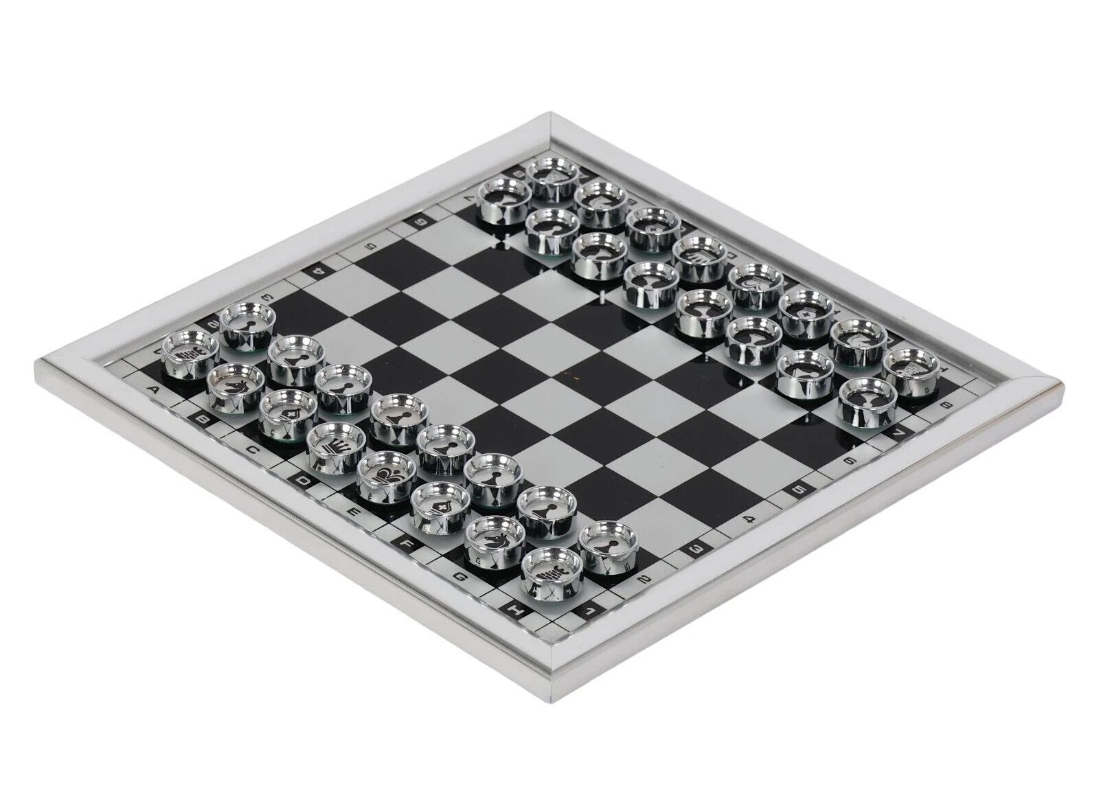 Asprey & Co London Magnetic Chess Set In Case 1980 Trustees Duke Edinburgh Fund