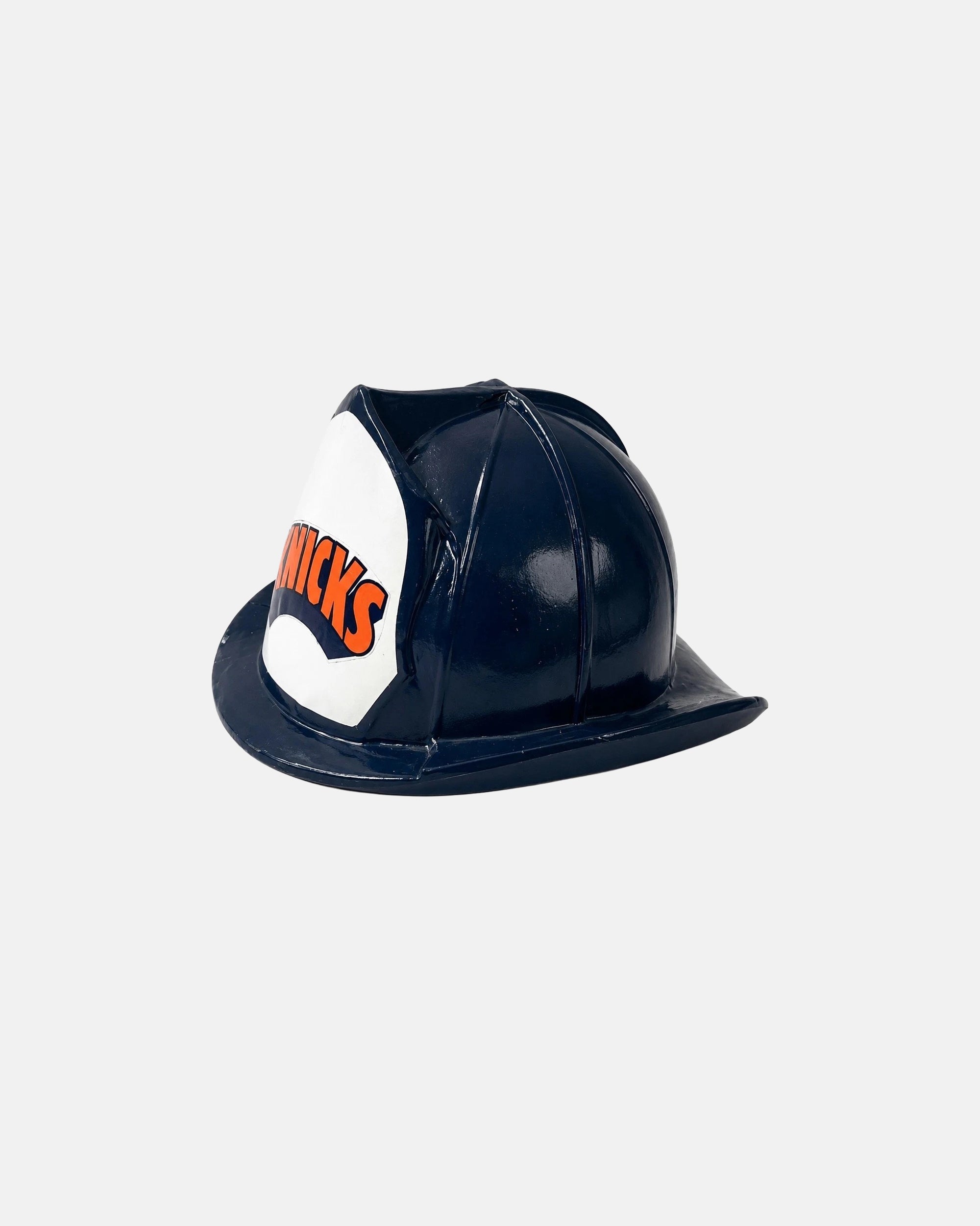 Vintage New York Knicks NBA Basketball Firefighter Helmet Bottle Opener