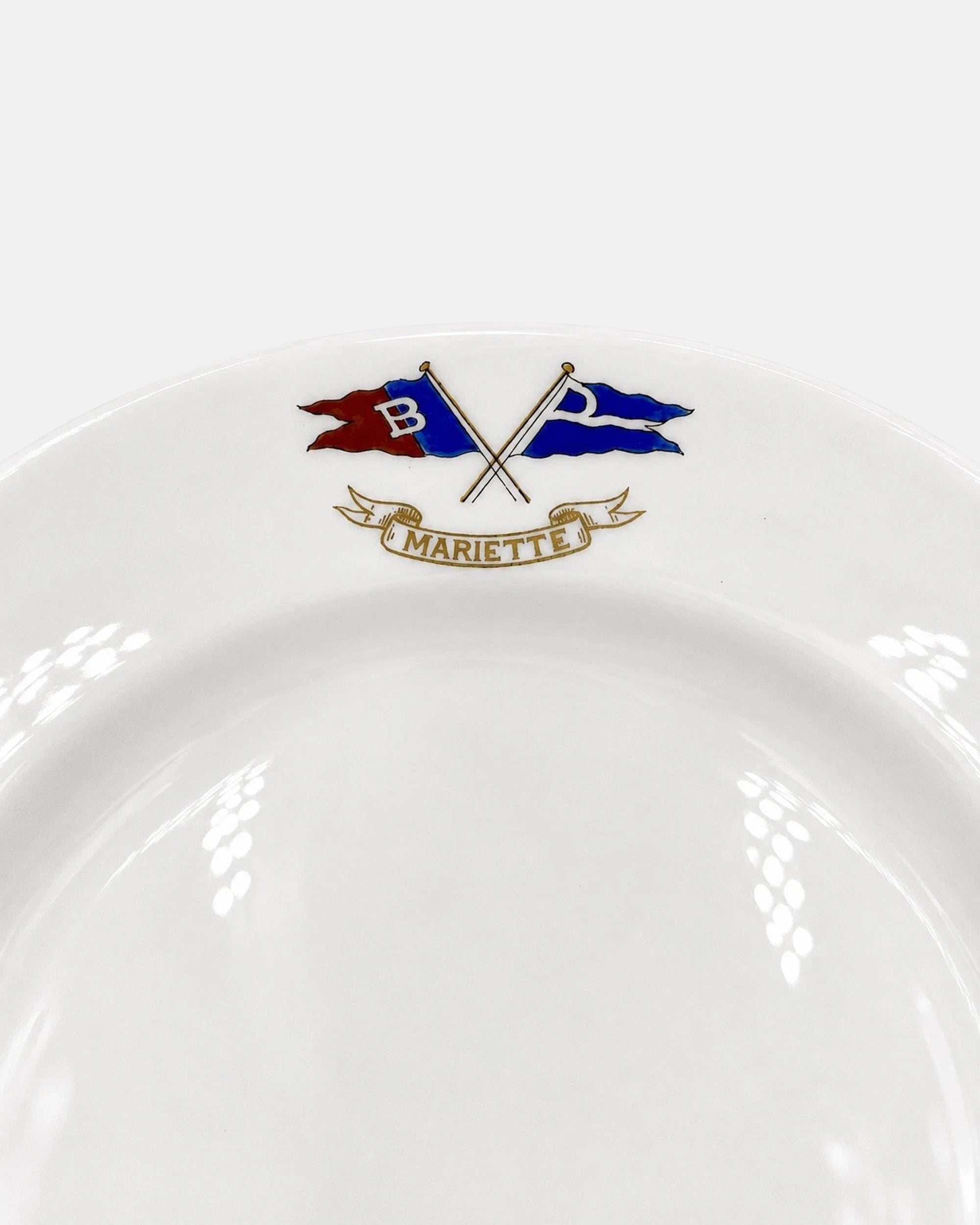 Vintage Lenox New York Yacht Club Burgee Nautical Plate 9"D