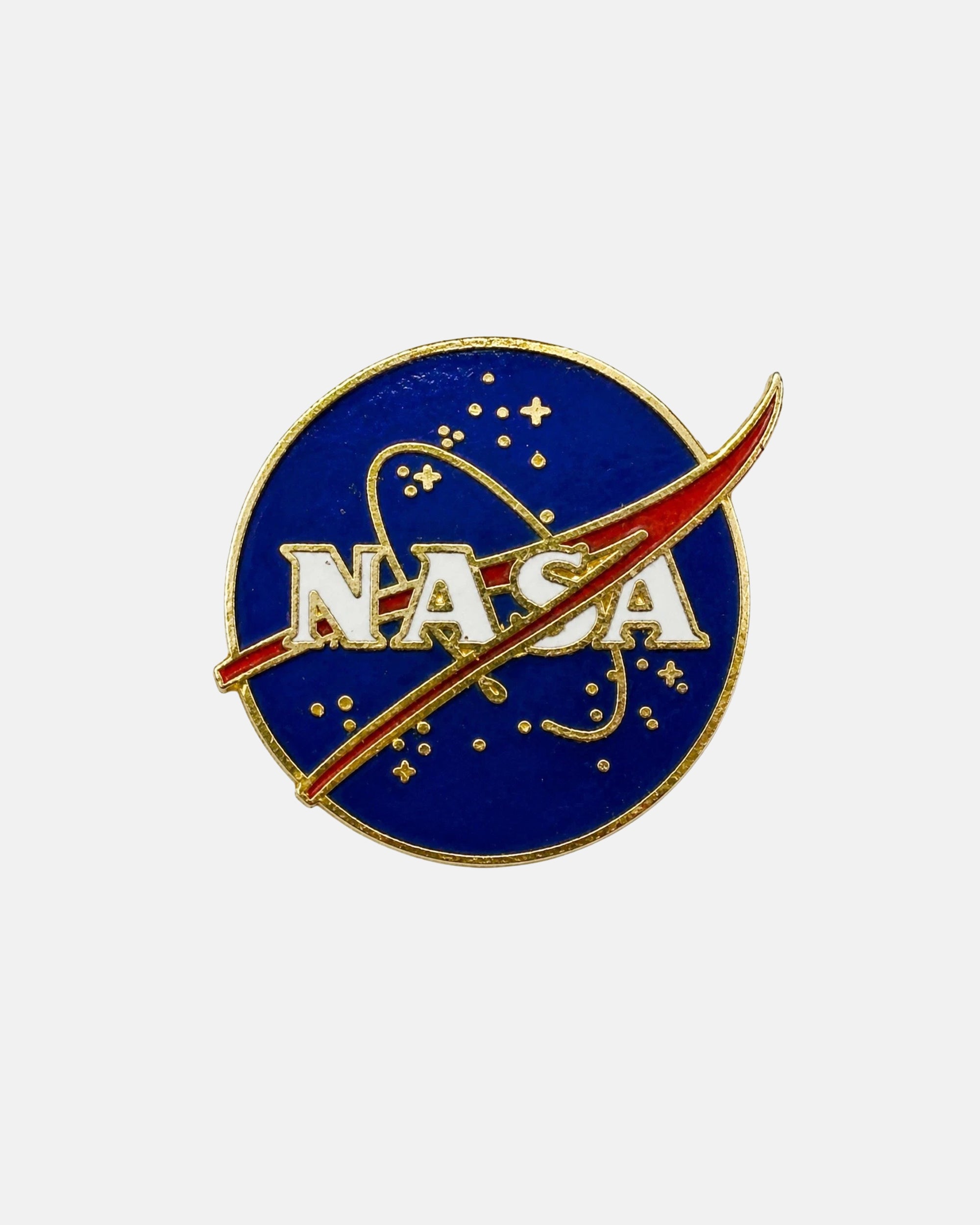 Vintage NASA Meatball Logo Enamel Lapel Pin