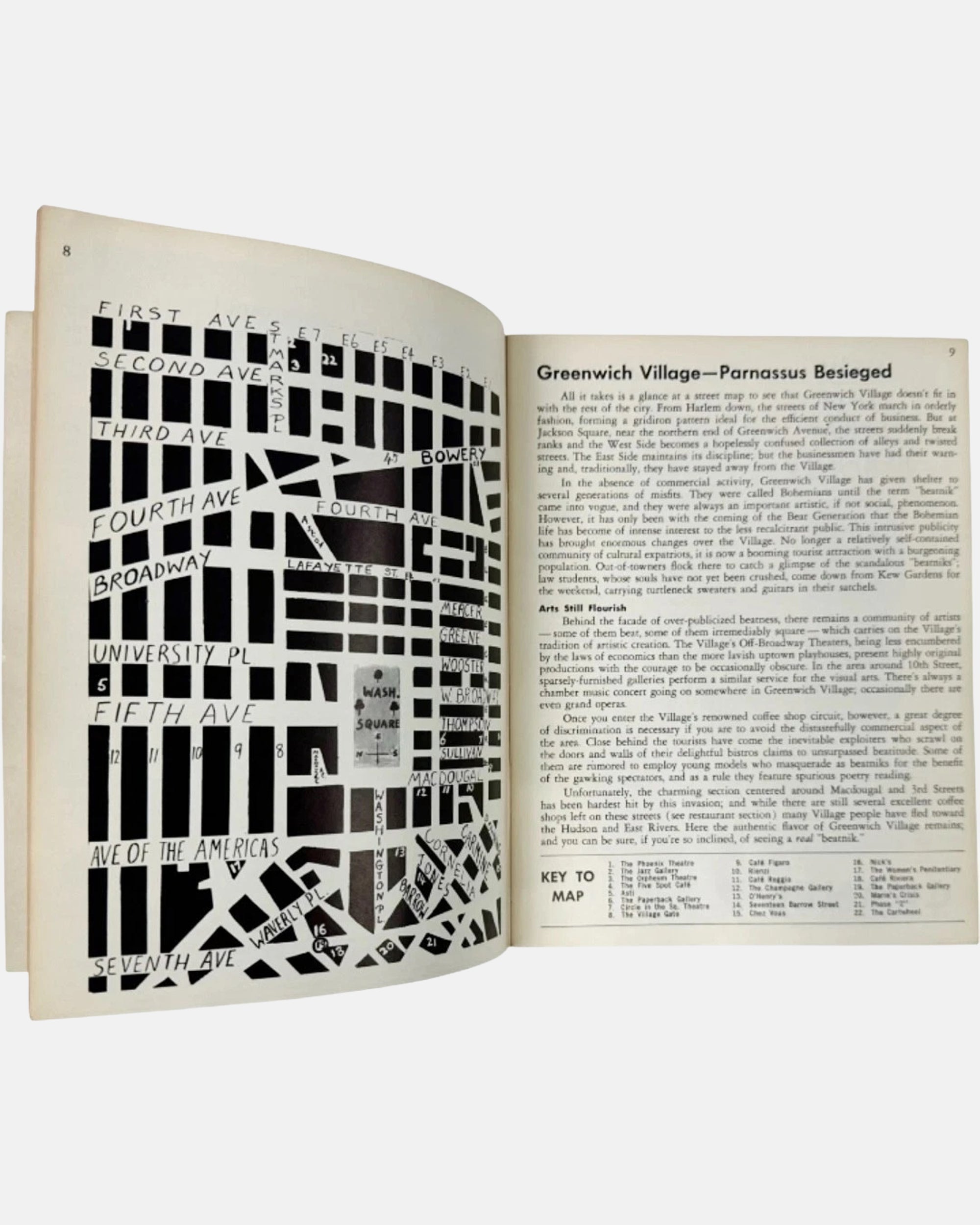 The Ivy League Guide to New York 1960-61 NYC Travel Guide Vintage Booklet