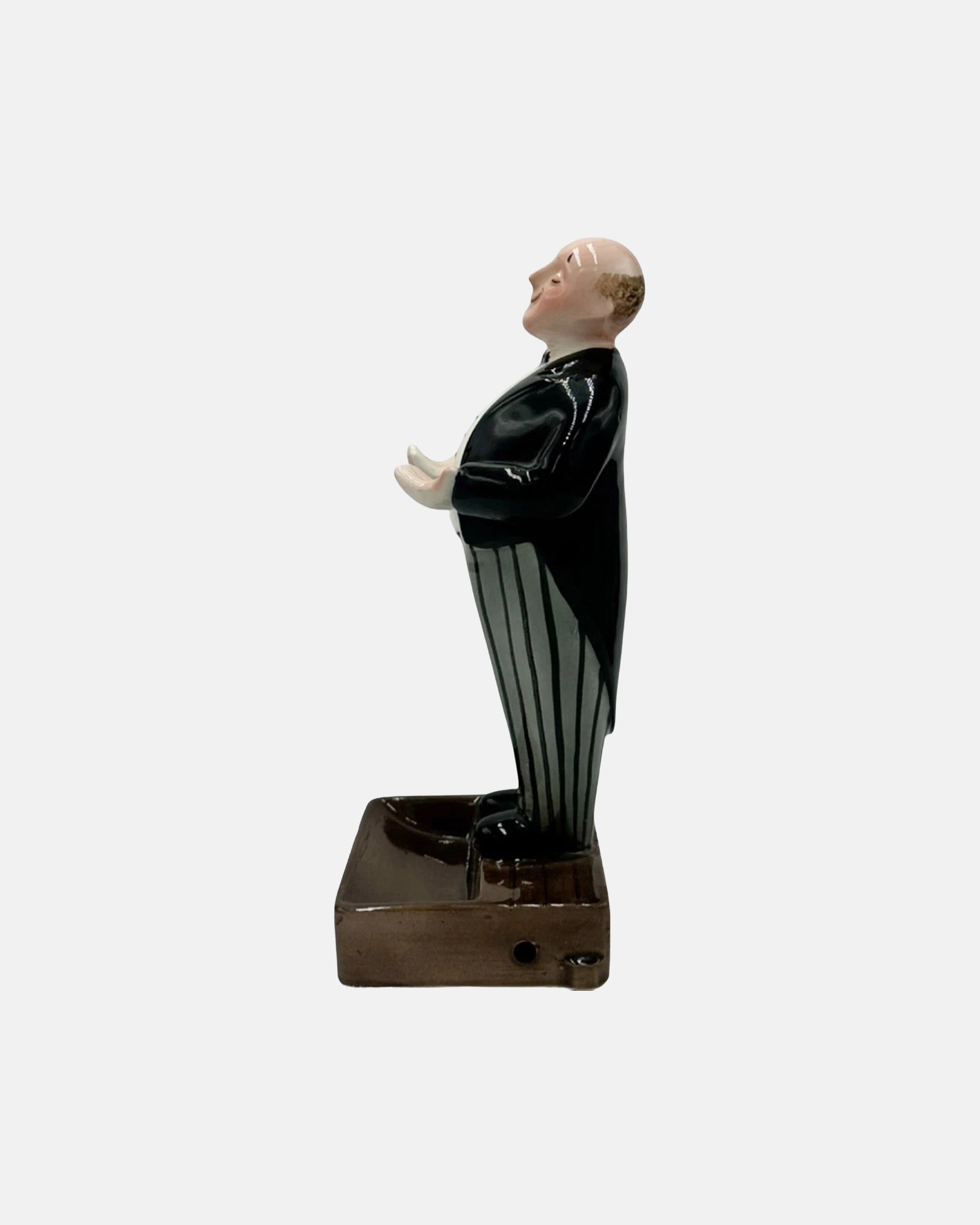 Vintage James the Butler Ceramic Cigar Holder Bar Figure