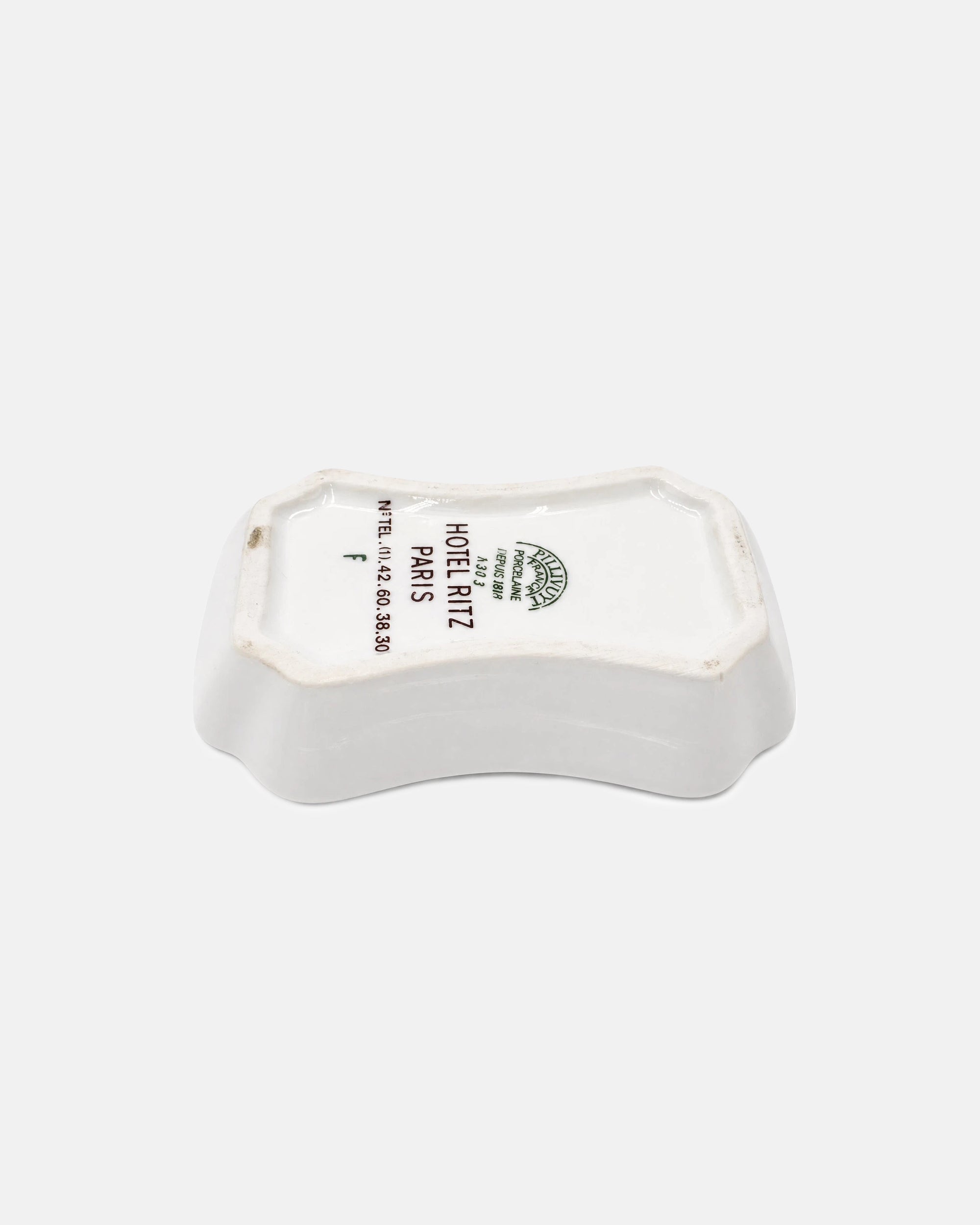 Vintage Ritz Paris Hotel Porcelain Ashtray Catchall Dish