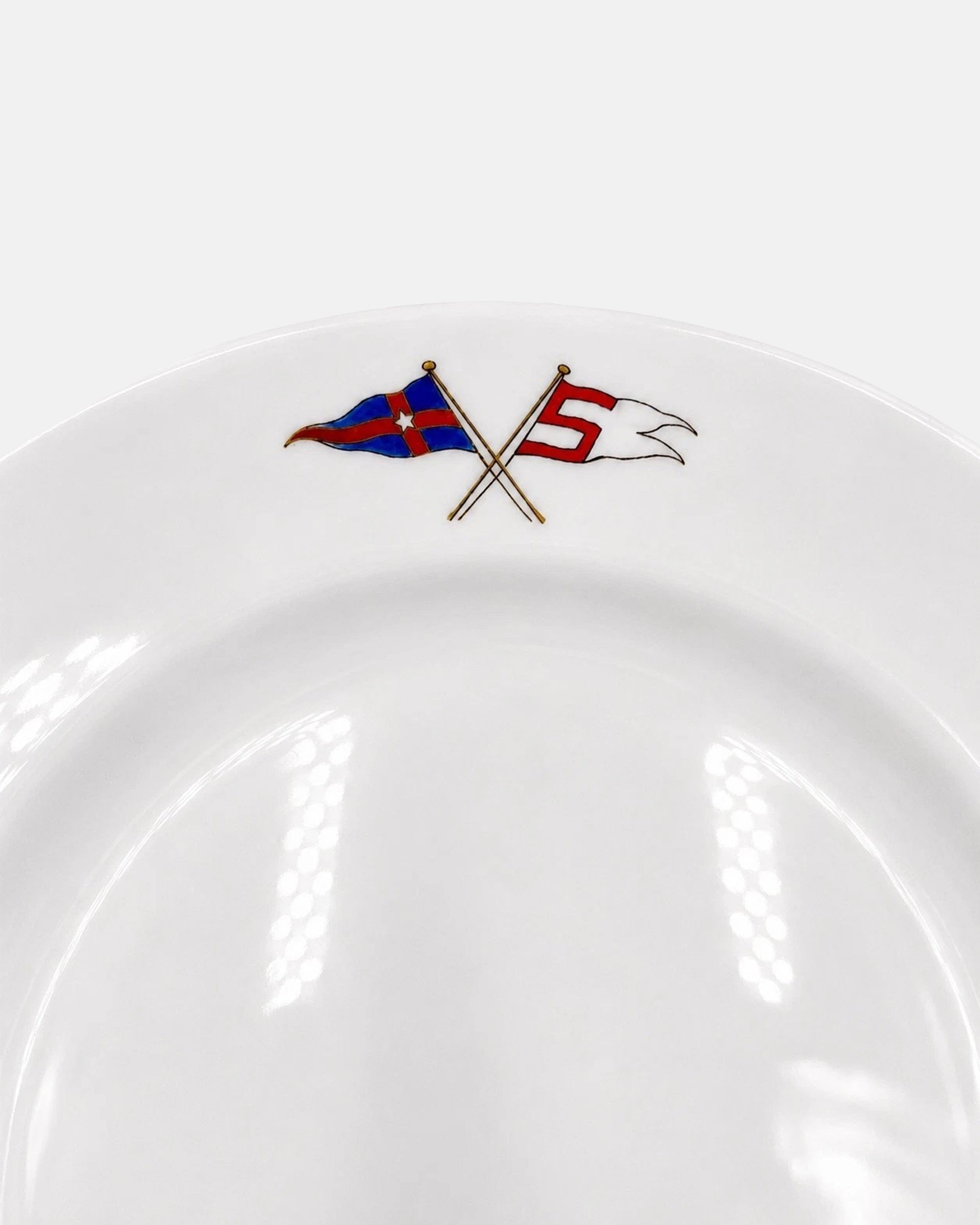 Vintage Lenox New York Yacht Club Burgee Nautical Plate 9"D
