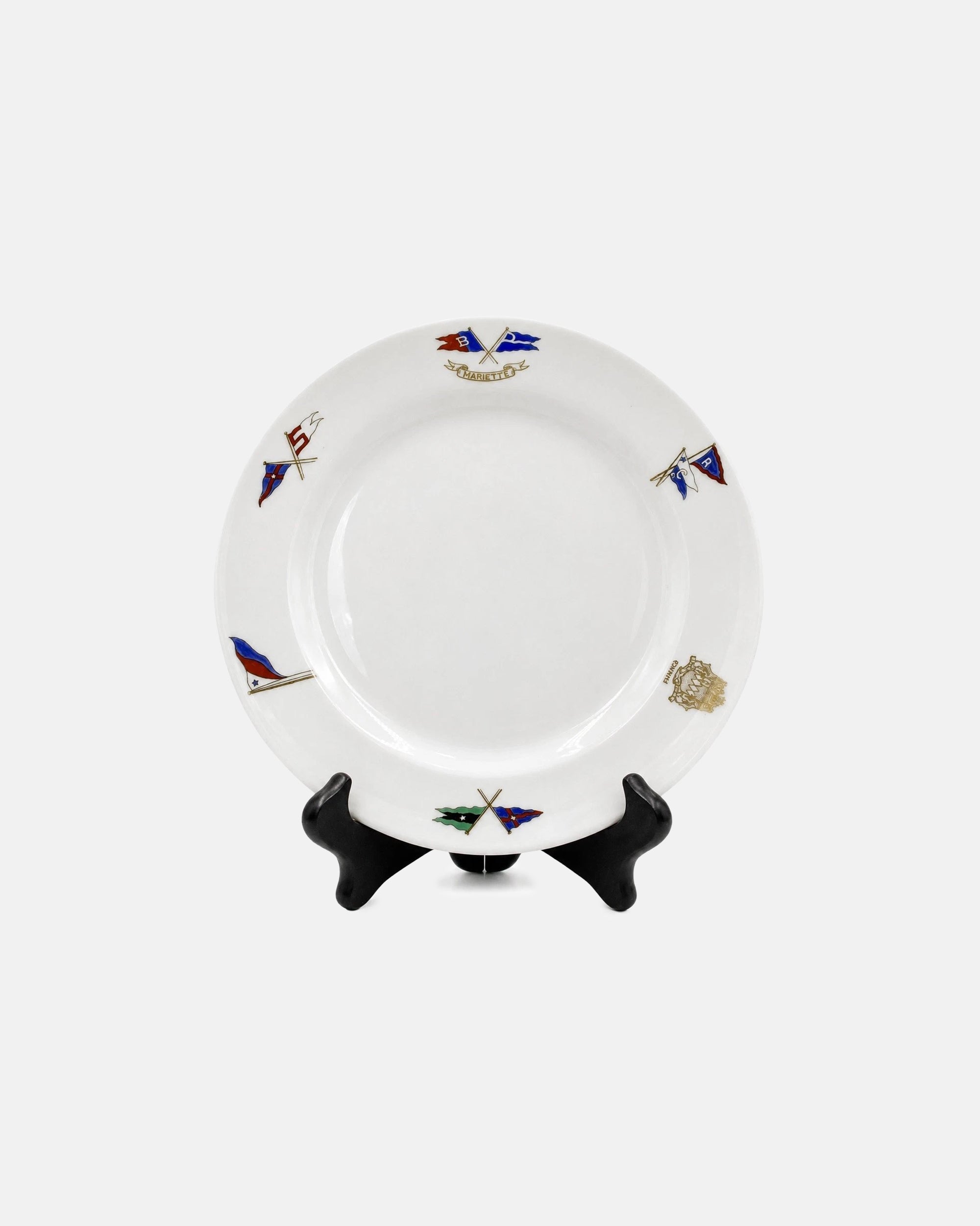 Vintage Lenox New York Yacht Club Burgee Nautical Plate 9"D
