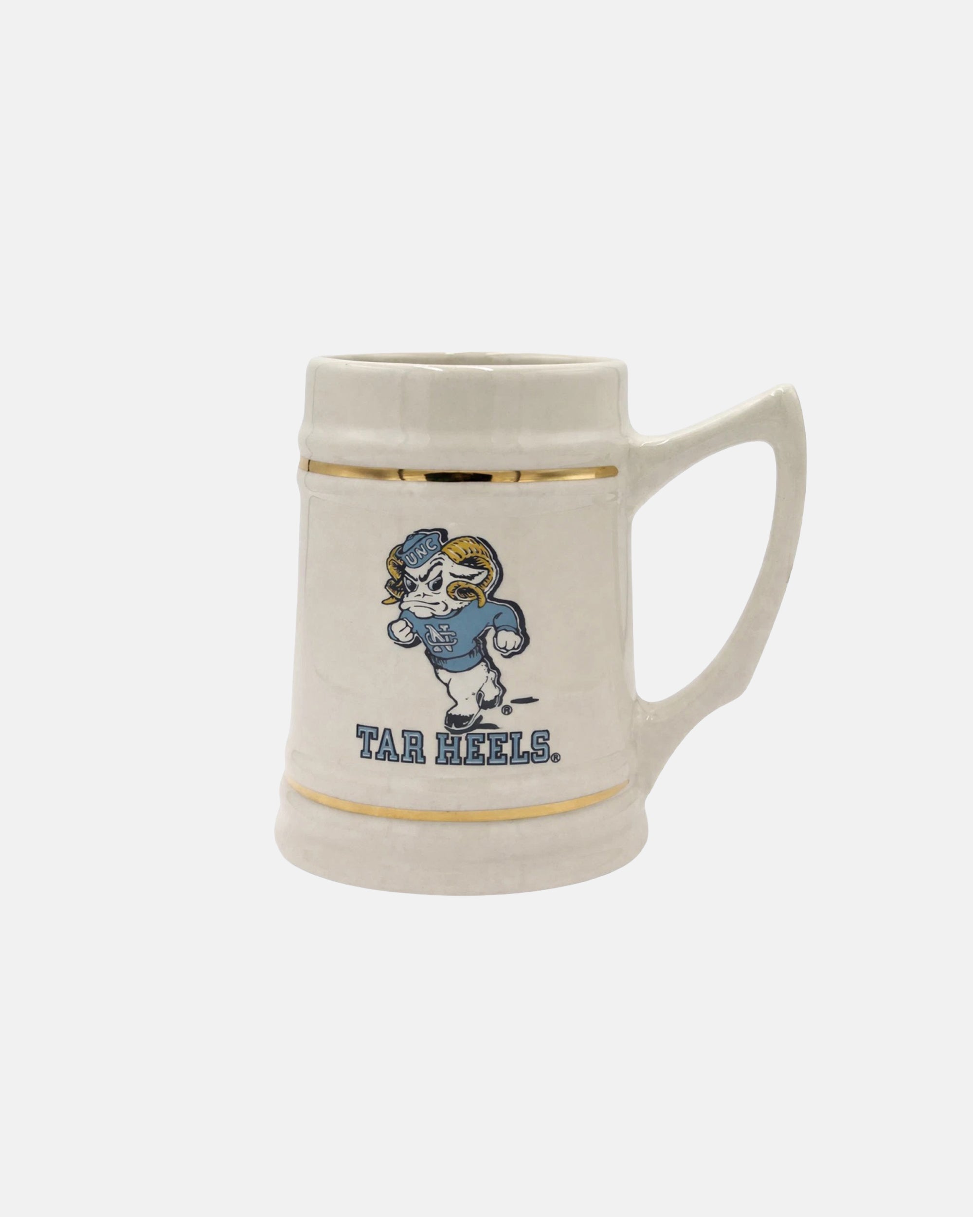 Vintage UNC Chapel Hill Tar Heels Rameses Ceramic Mug