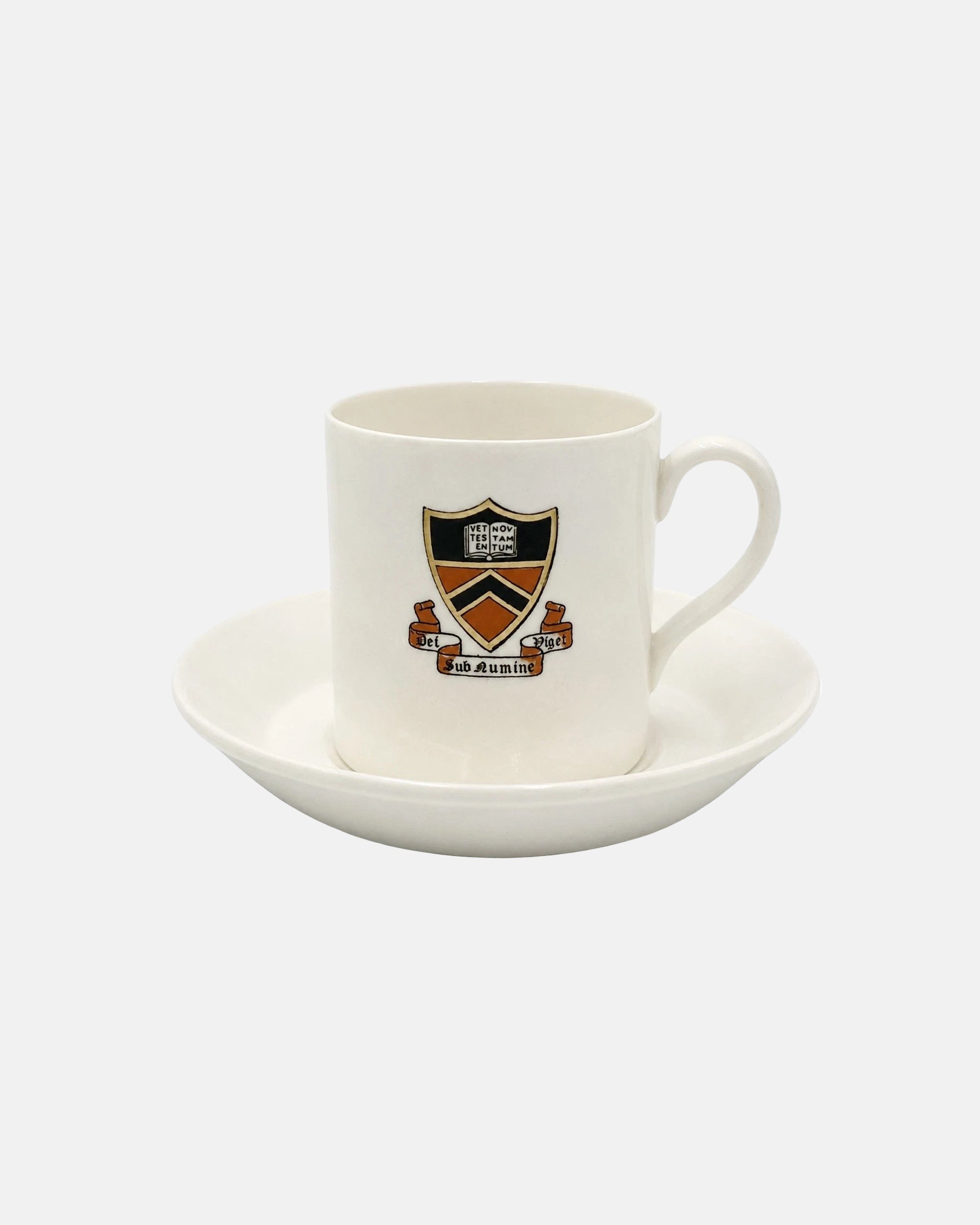 Vintage Princeton University Wedgwood China Demitasse Cup & Saucer
