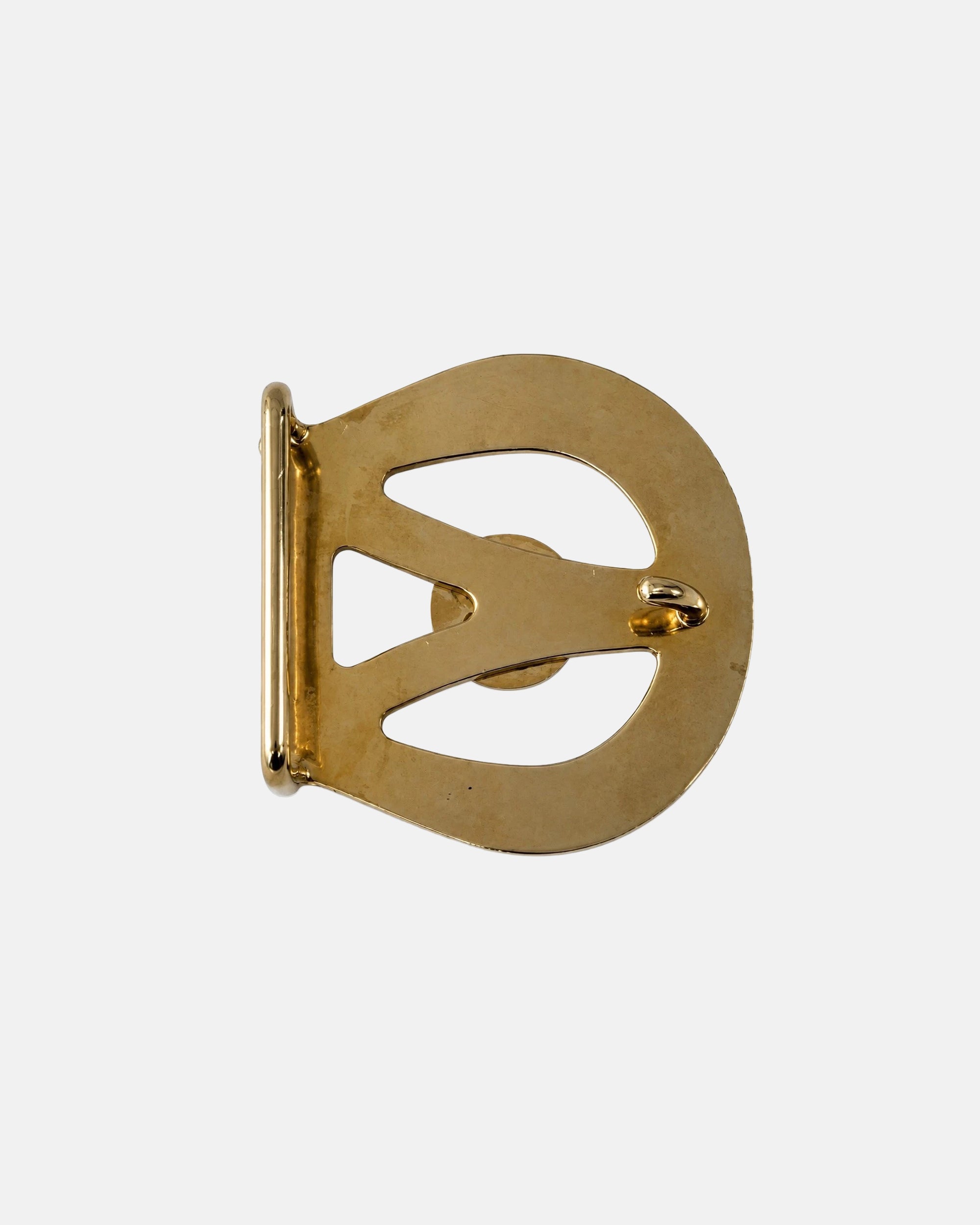 Vintage The 21 Club NYC Restaurant Gold Tone Horseshoe Belt Buckle