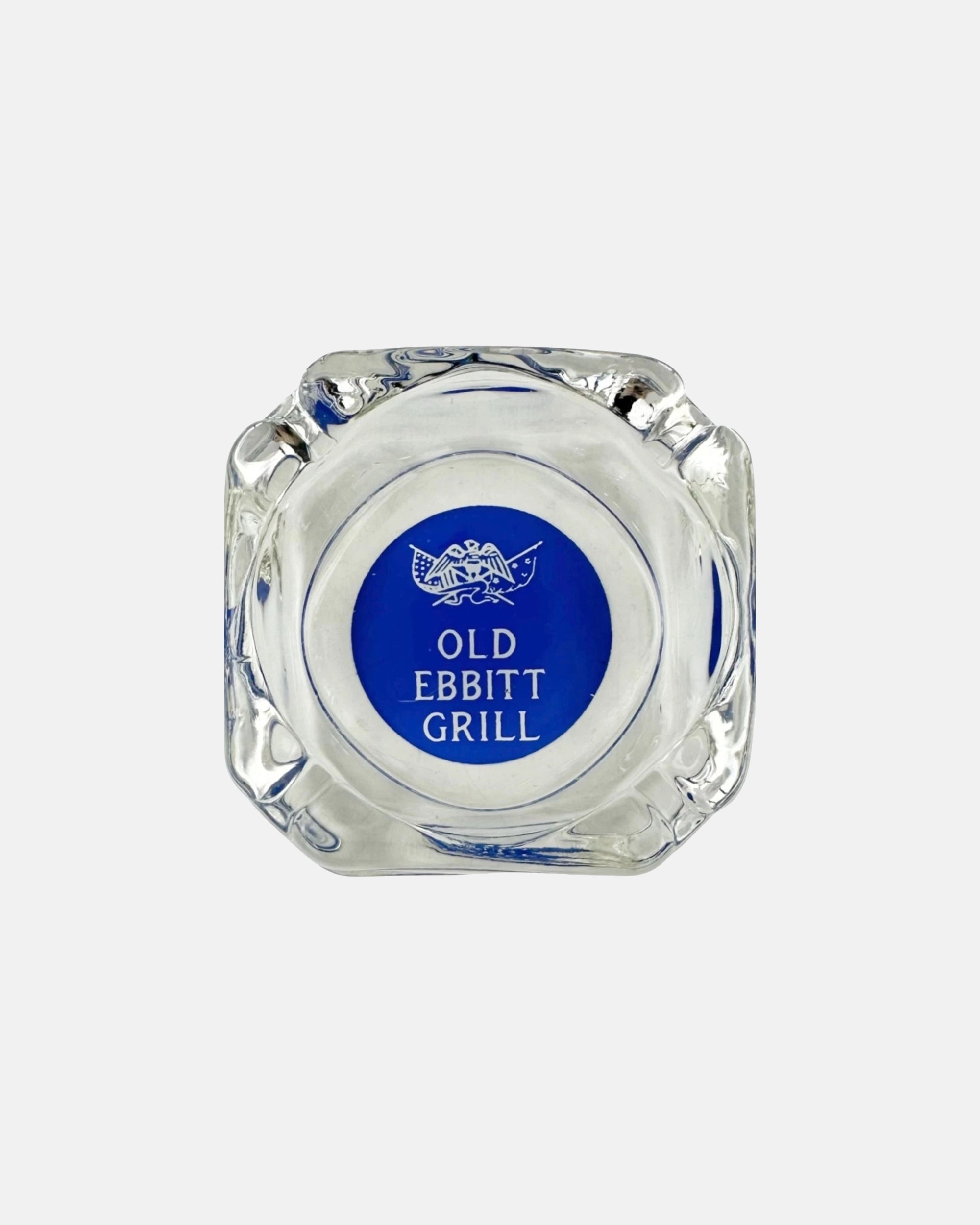 Vintage Old Ebbitt Grill Restaurant Washington, DC Glass Ashtray