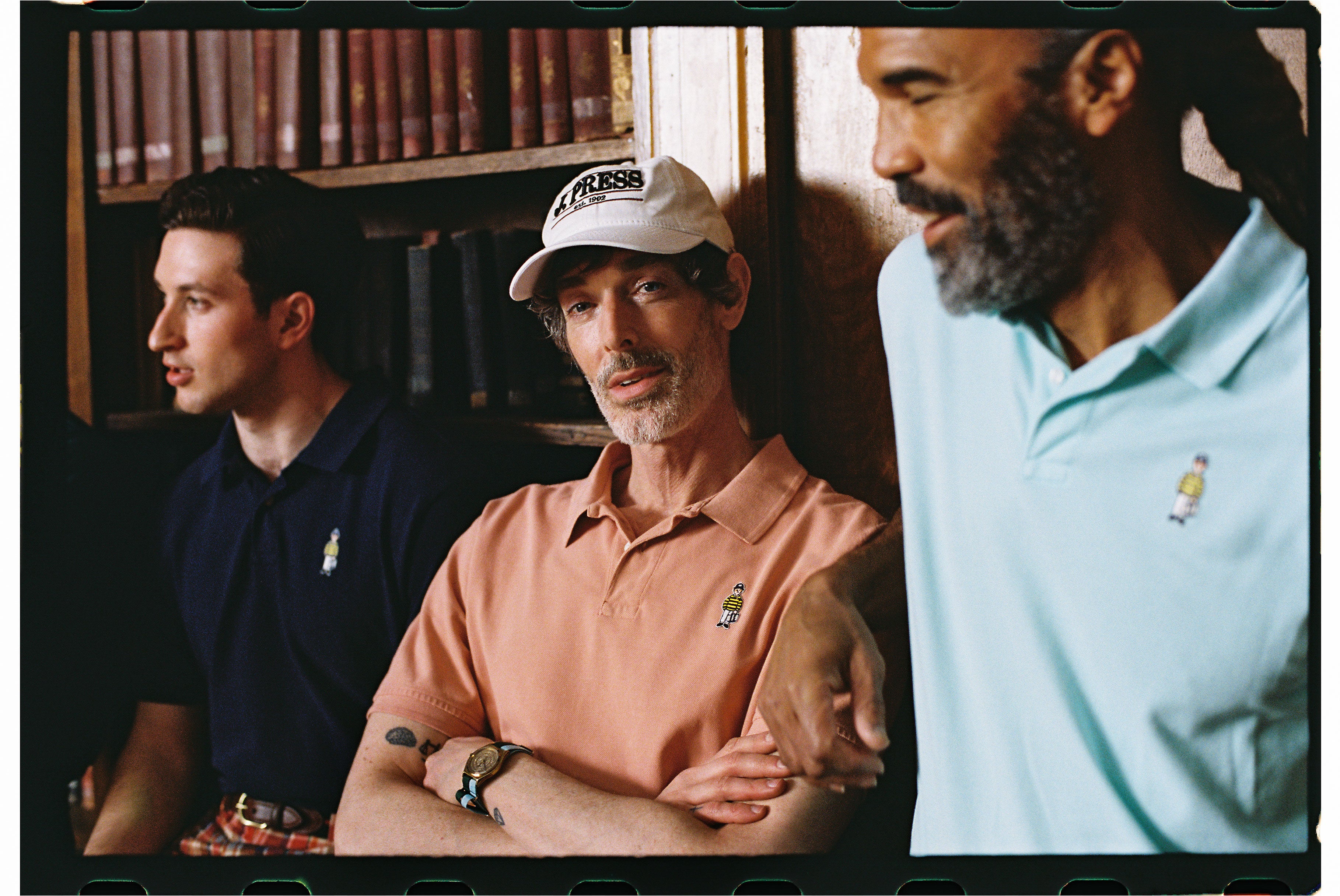 Navy Ivy Guy Cotton Pique Polo