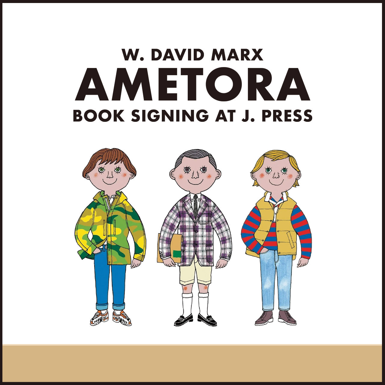 W. DAVID MARX - AMETORA BOOK SIGNING AT J. PRESS