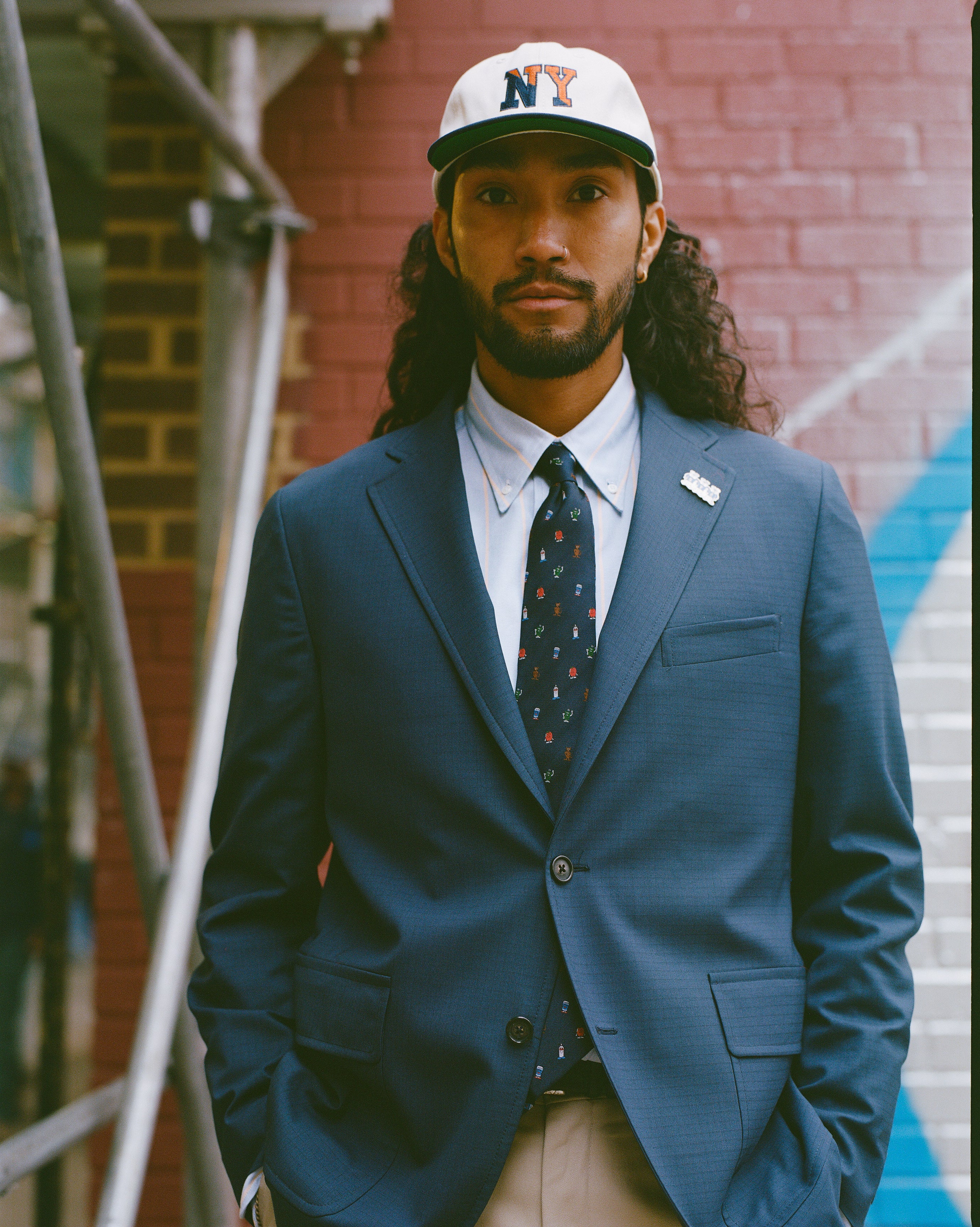 Made-in-USA J. Press x Only NY Navy Ripstop Blazer