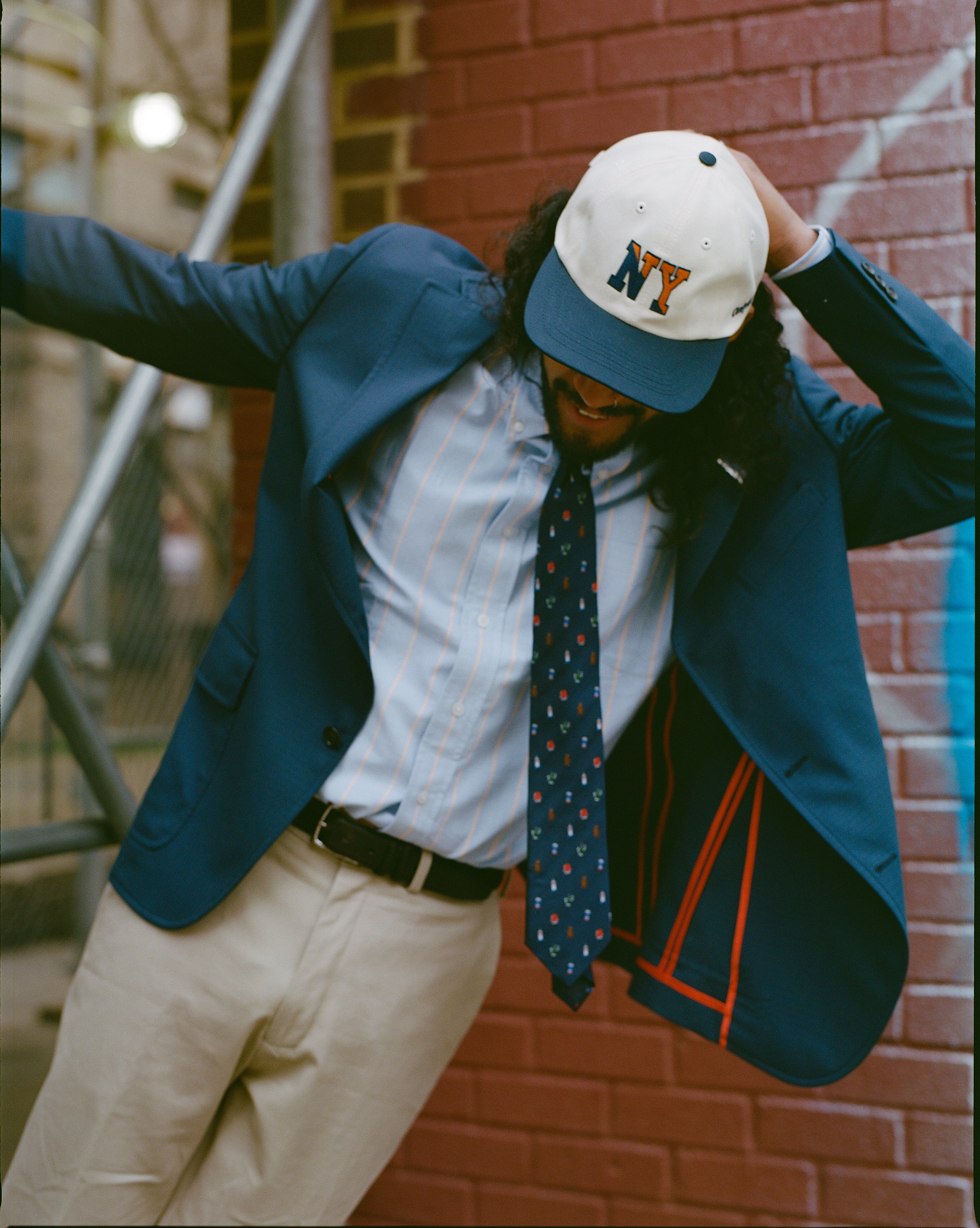 Made-in-USA J. Press x Only NY Navy Ripstop Blazer