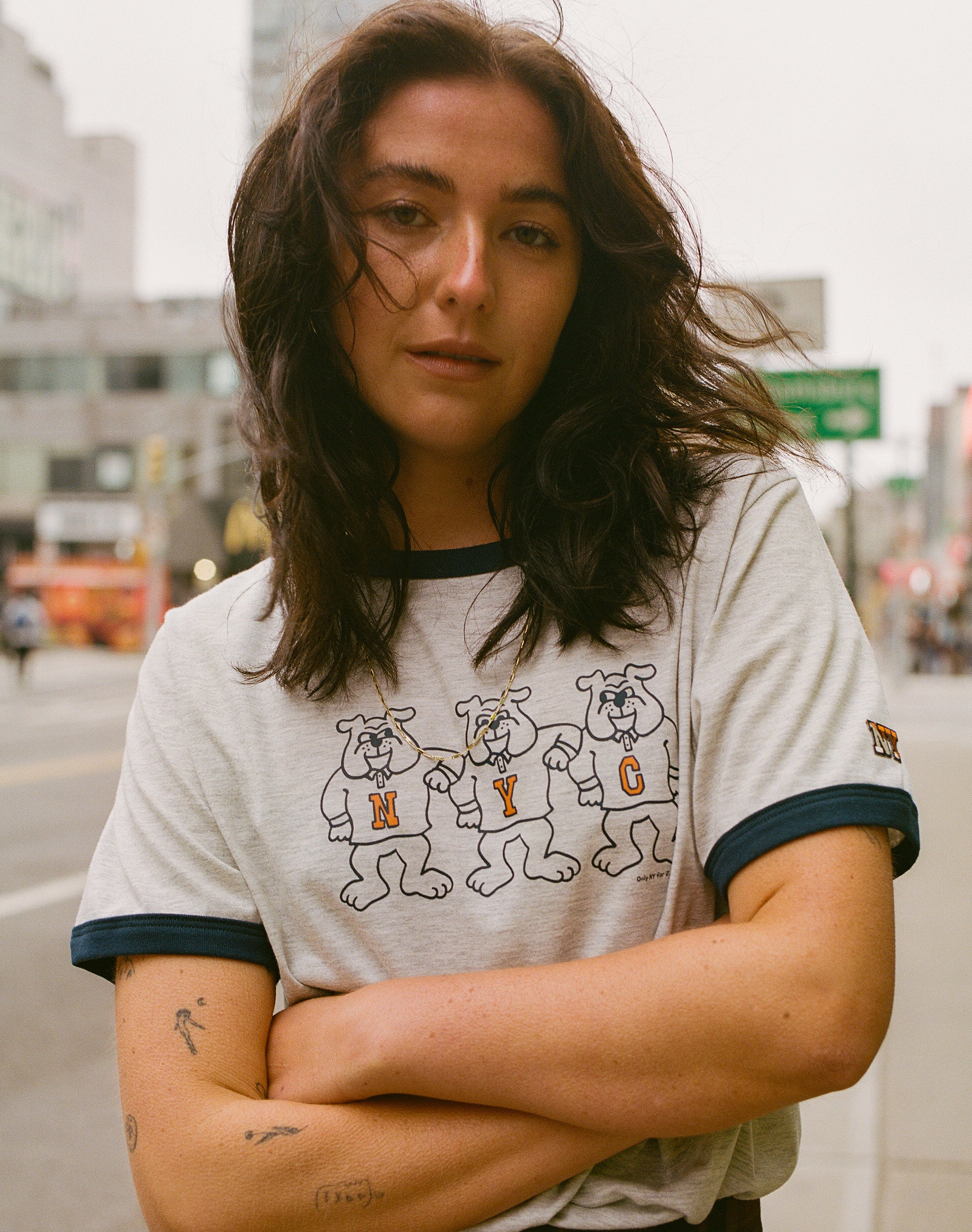 J. Press x Only NY Bulldog Ringer T-Shirt