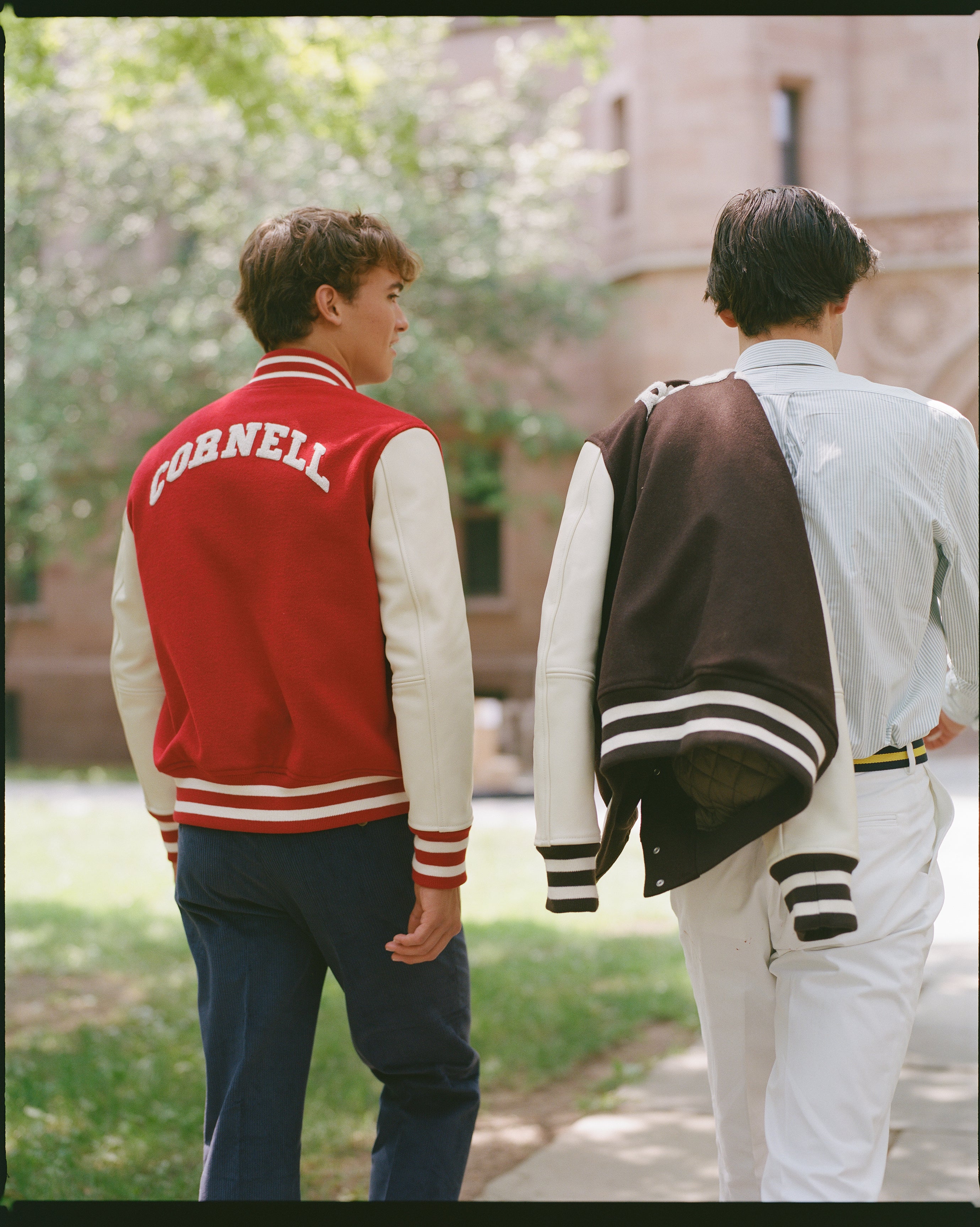 Cornell Varsity Jacket - Red | J. Press