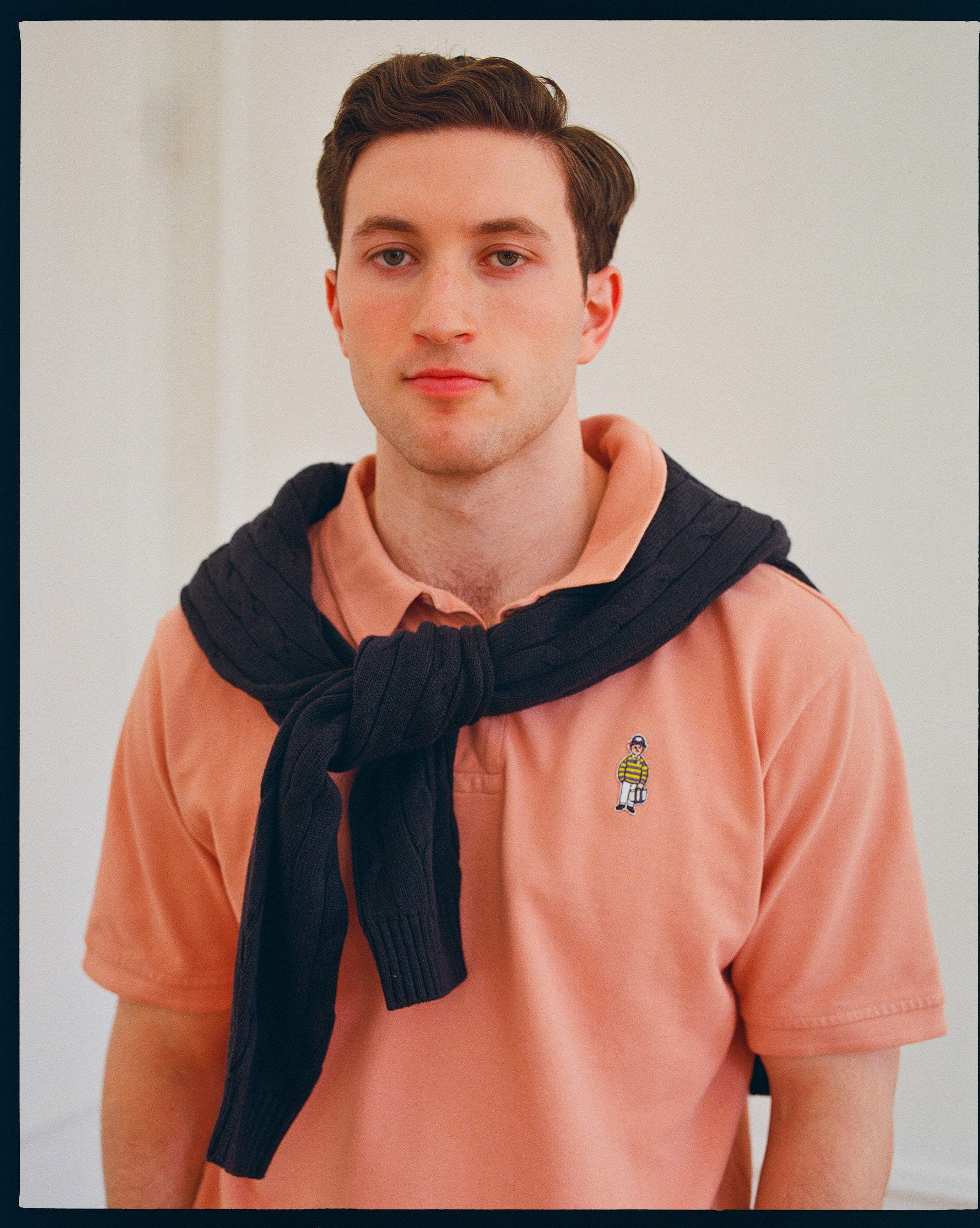 Breton Red Ivy Guy Cotton Pique Polo