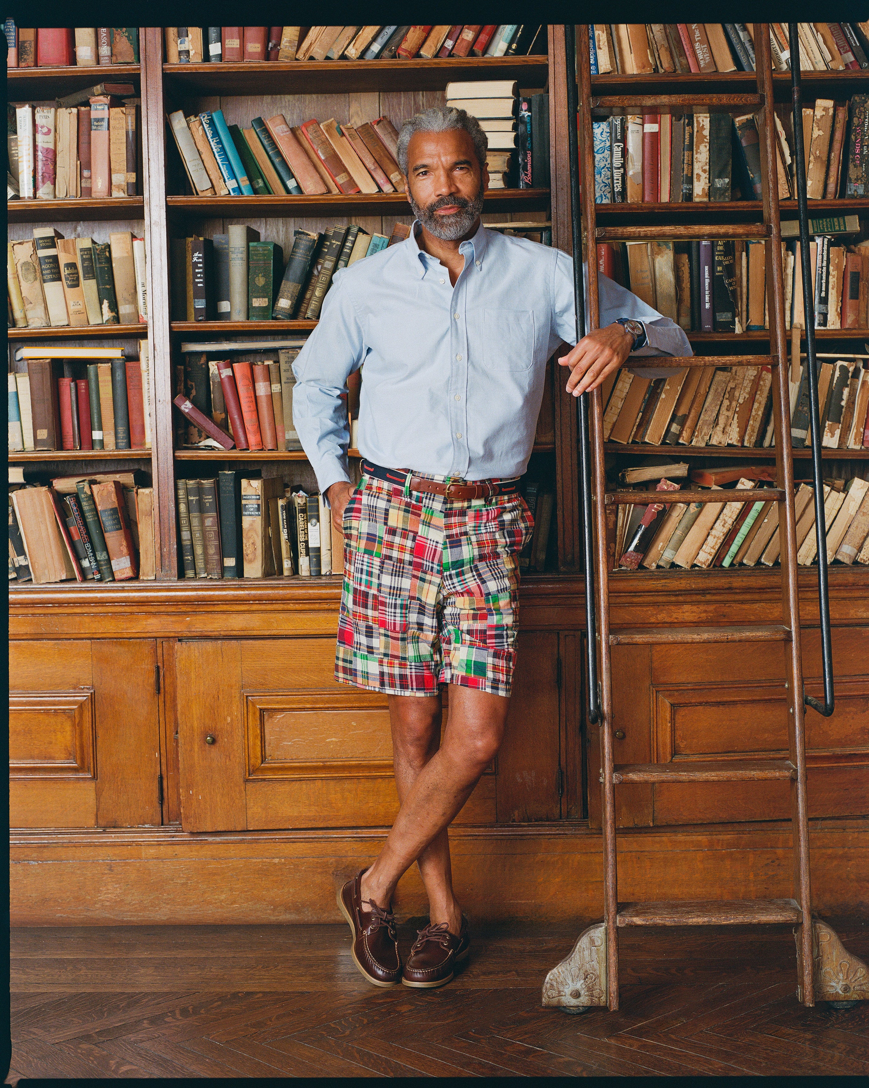 Made-in-USA Patchwork Authentic Madras Shorts