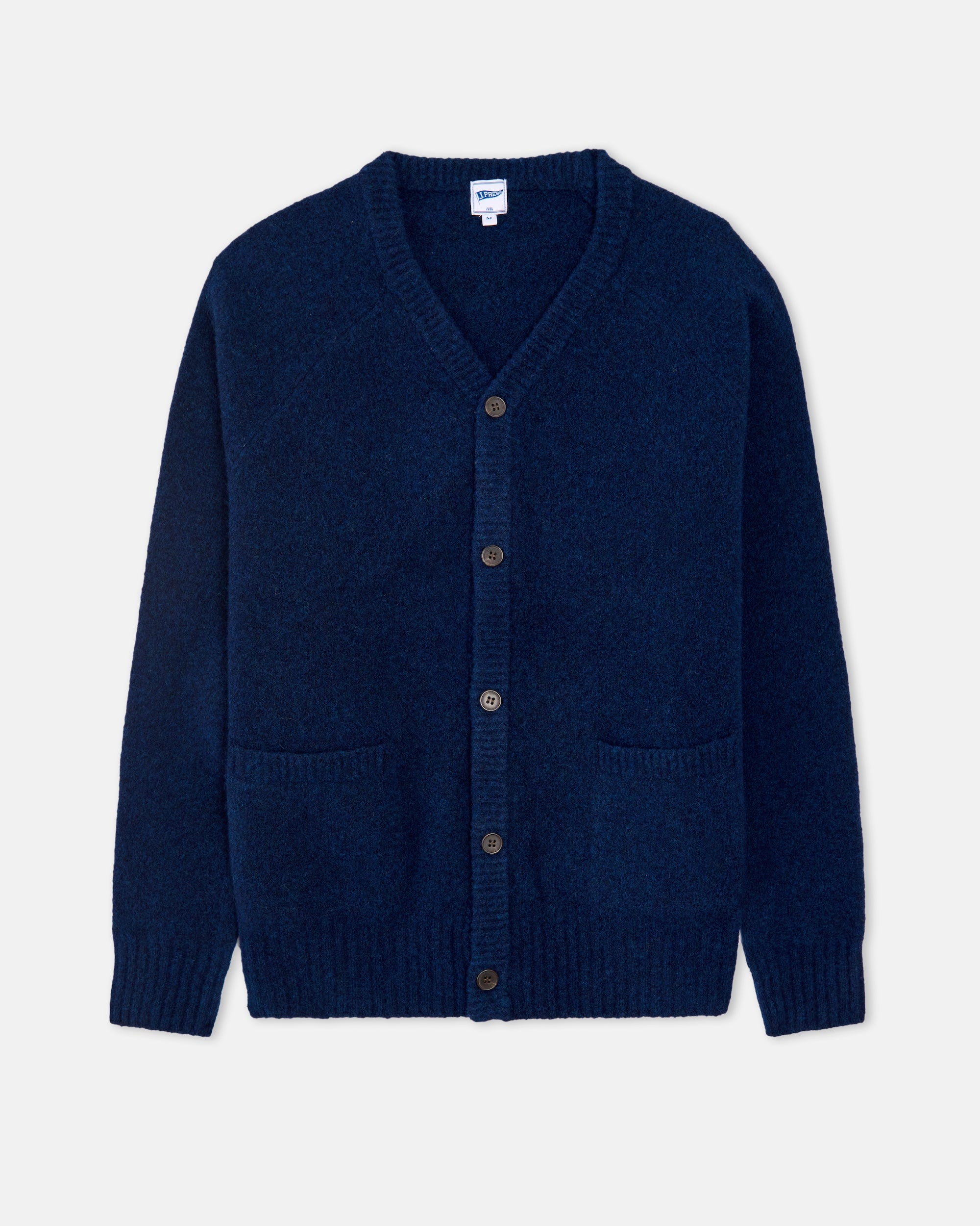 Navy Cardigan Sweater - Trim Fit