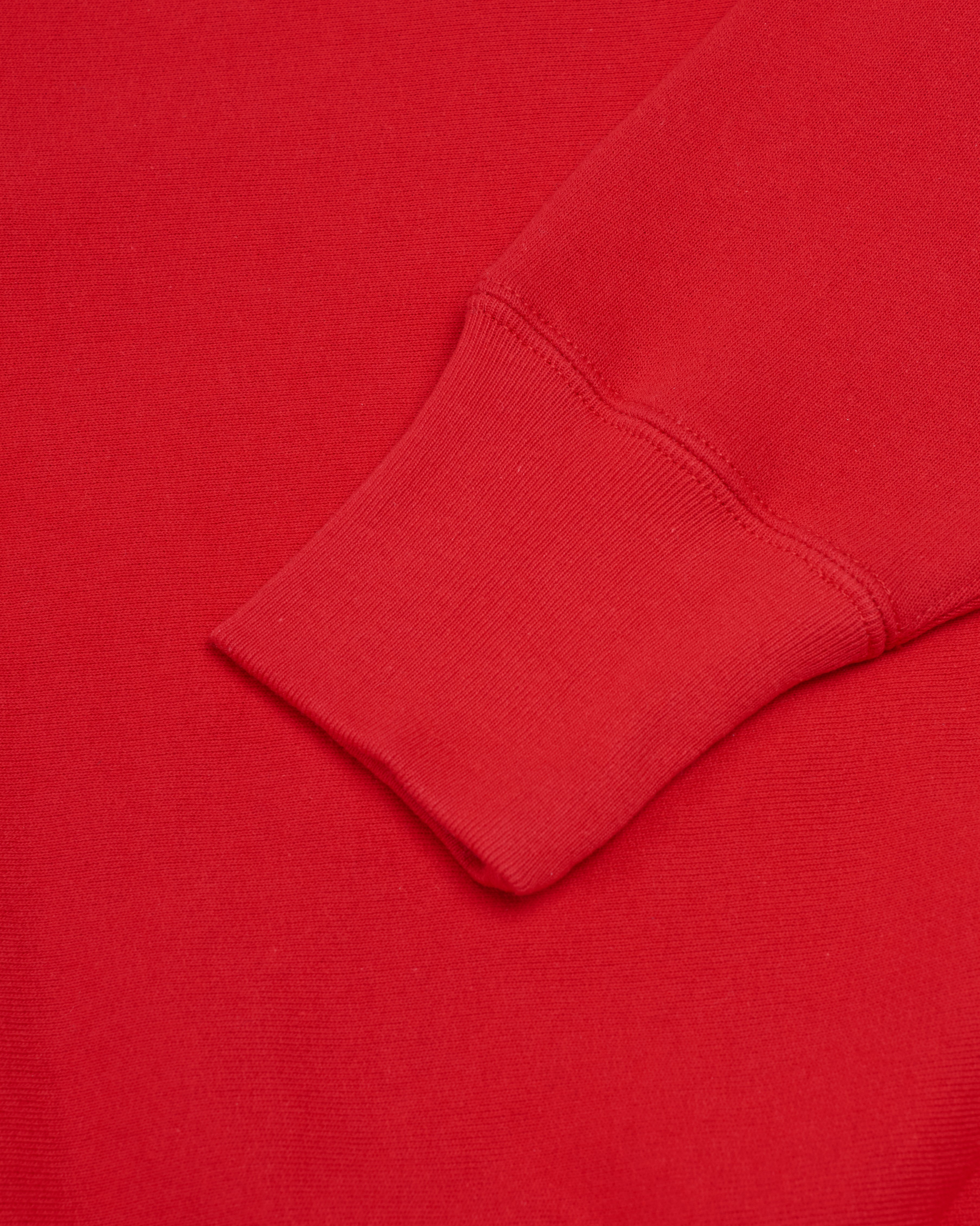Made-in-USA Red Heavyweight Sweatshirt